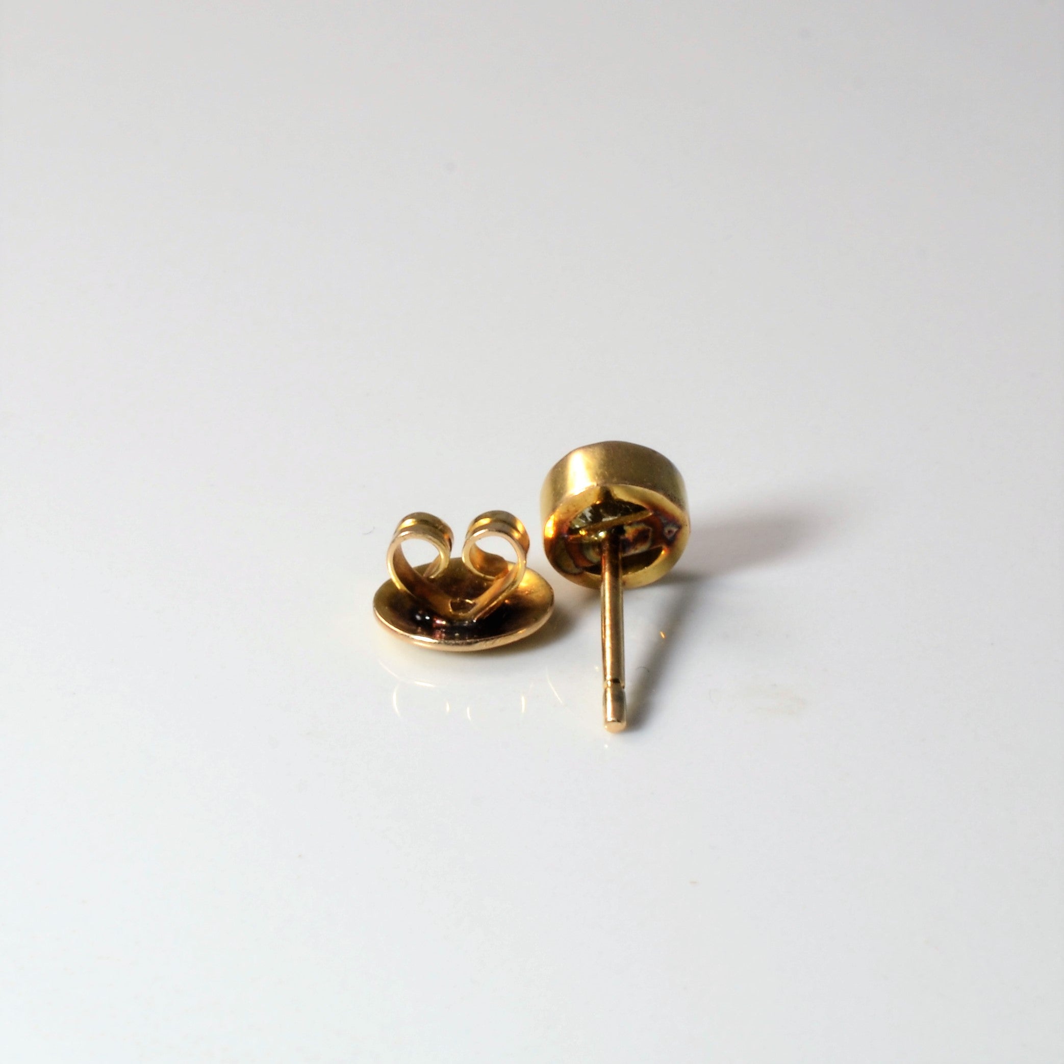 Bezel Set Diamond Stud Earrings | 1.50ctw |