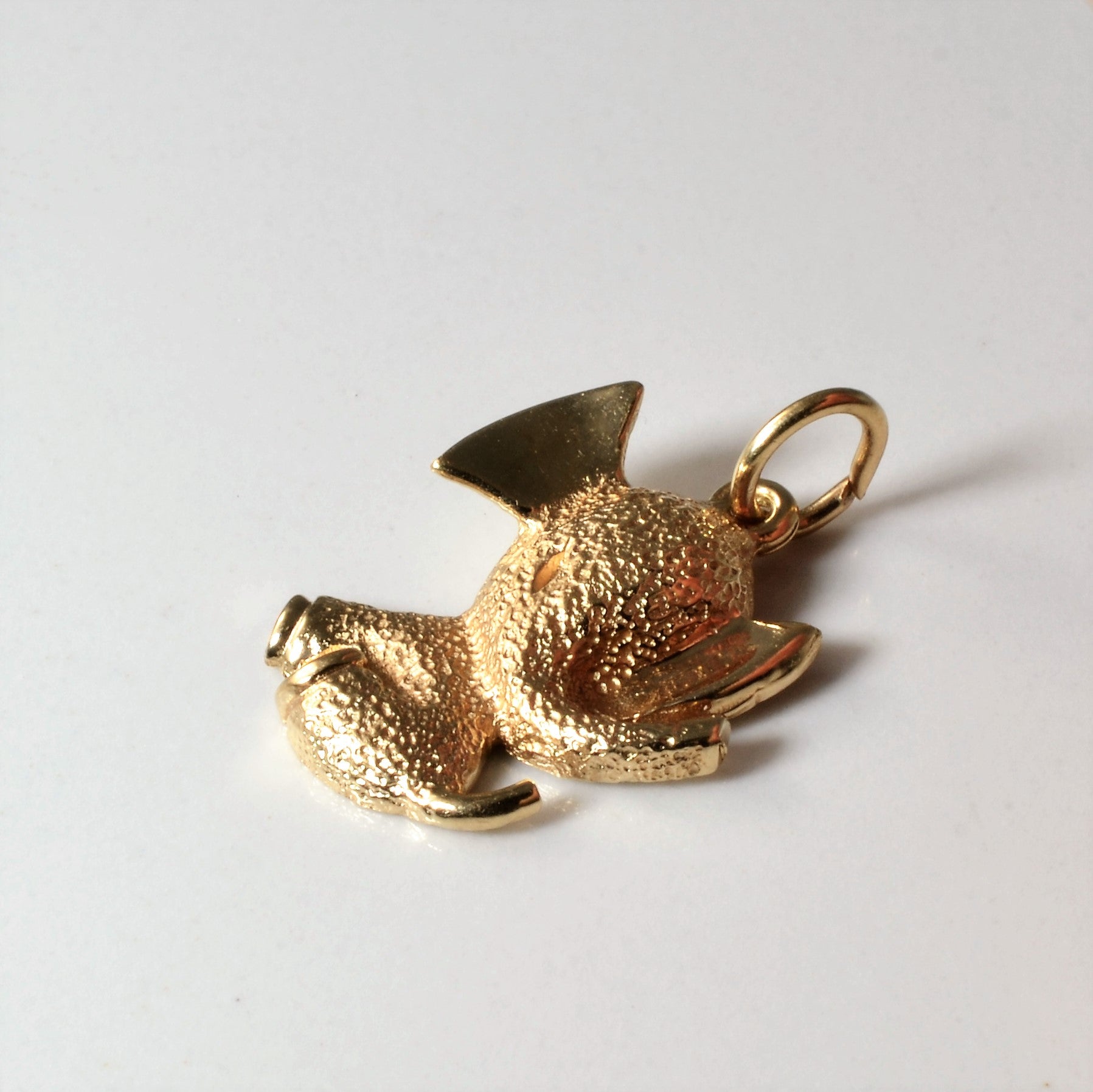 Yellow Gold Elephant Pendant |