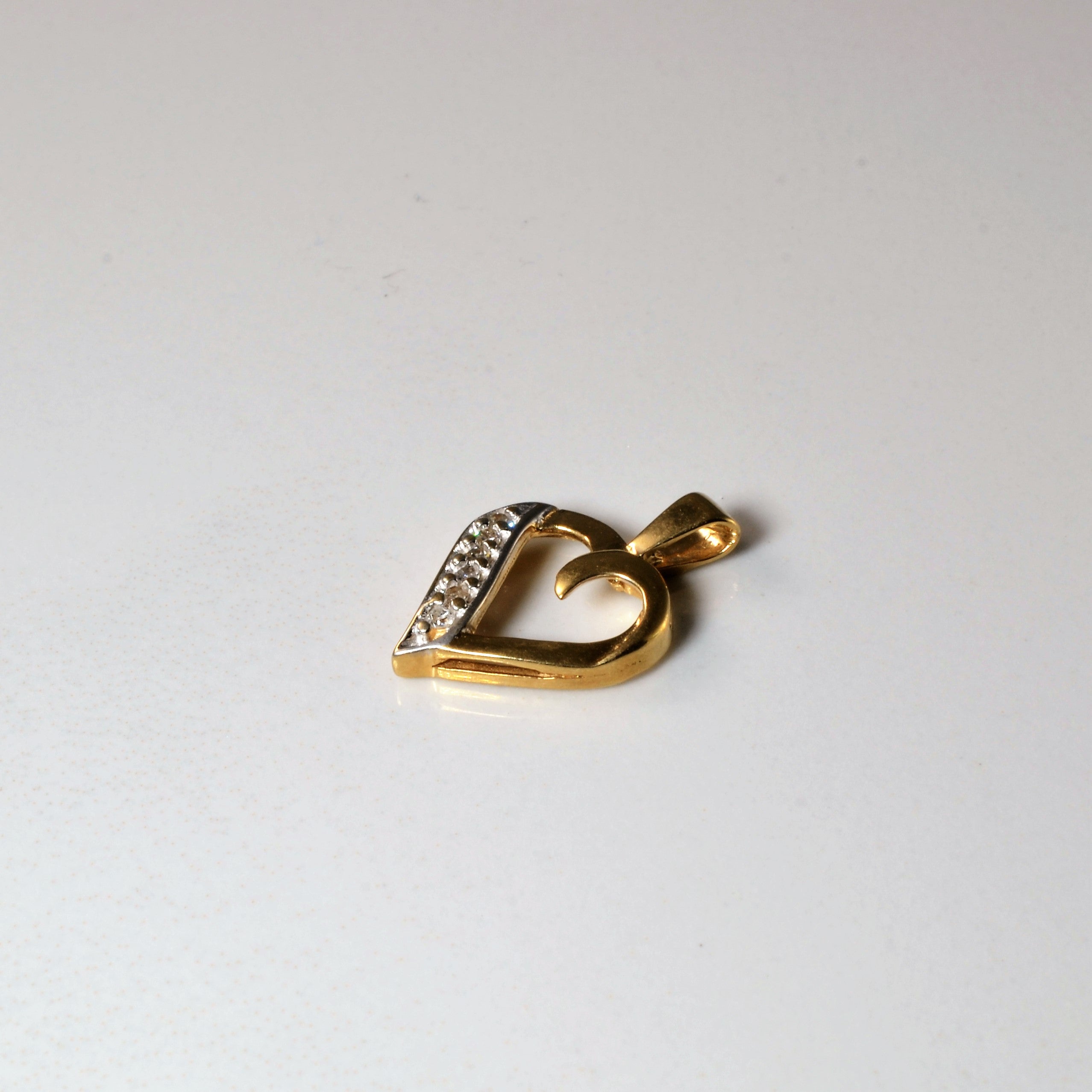 Diamond Heart Pendant | 0.045ctw |