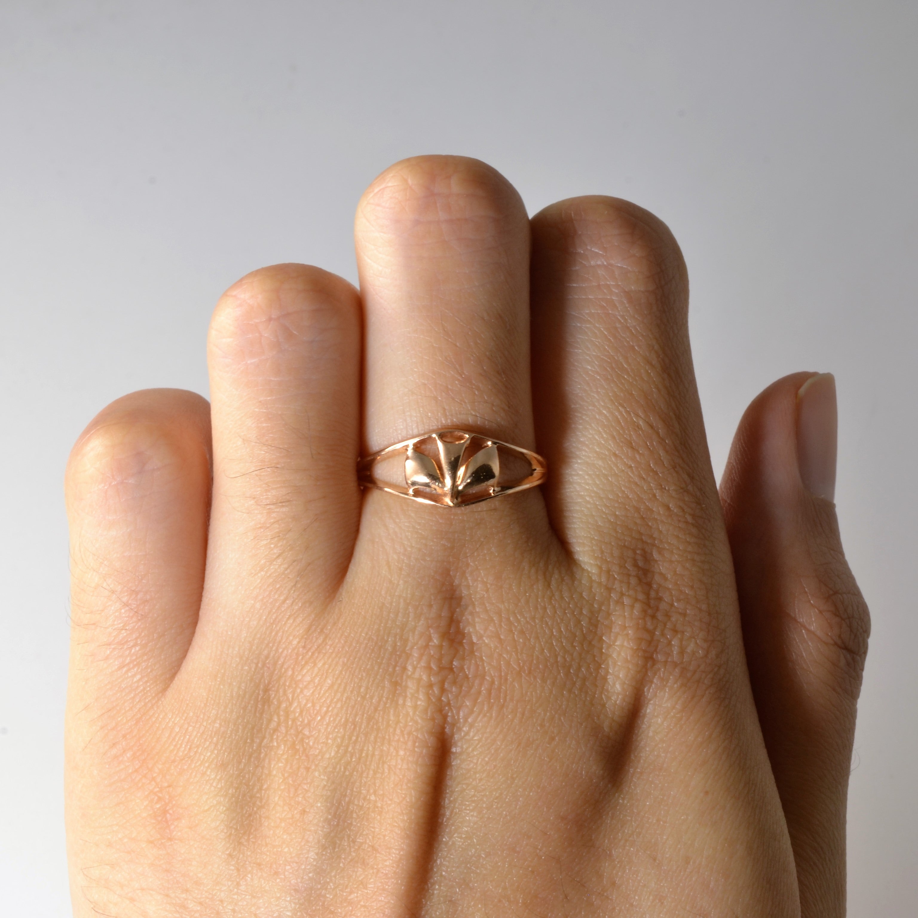 Rose Gold Open Work Ring | SZ 7.25 |