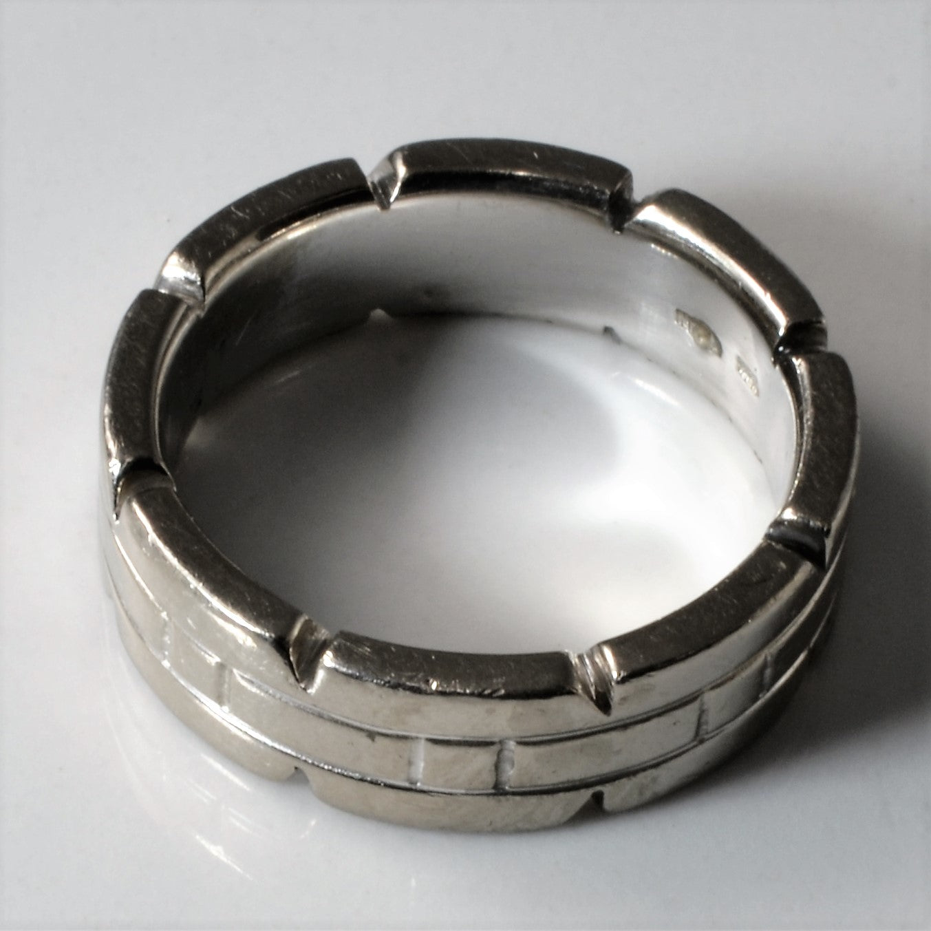 Platinum Brick Band | SZ 6.75 |