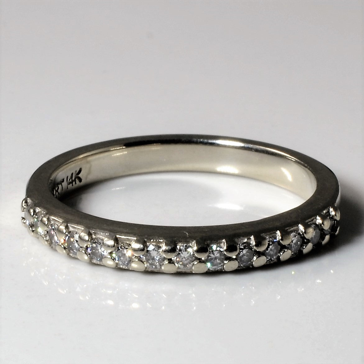Pave Set Diamond Band | 0.175ctw | SZ 6.5 |