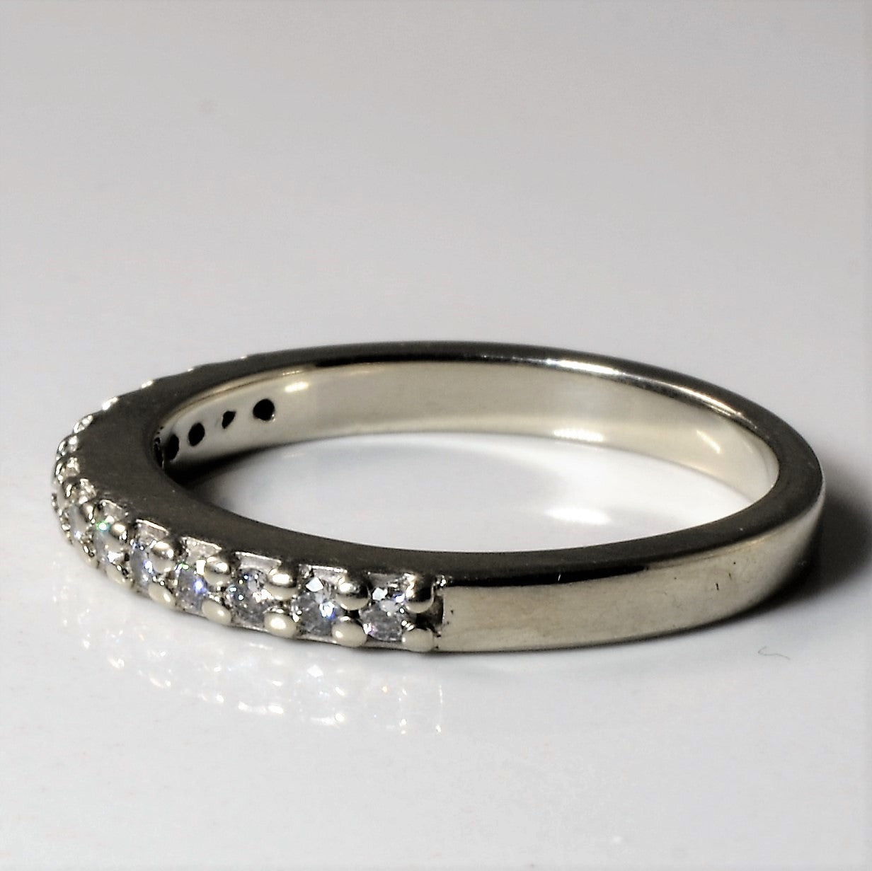Pave Set Diamond Band | 0.175ctw | SZ 6.5 |