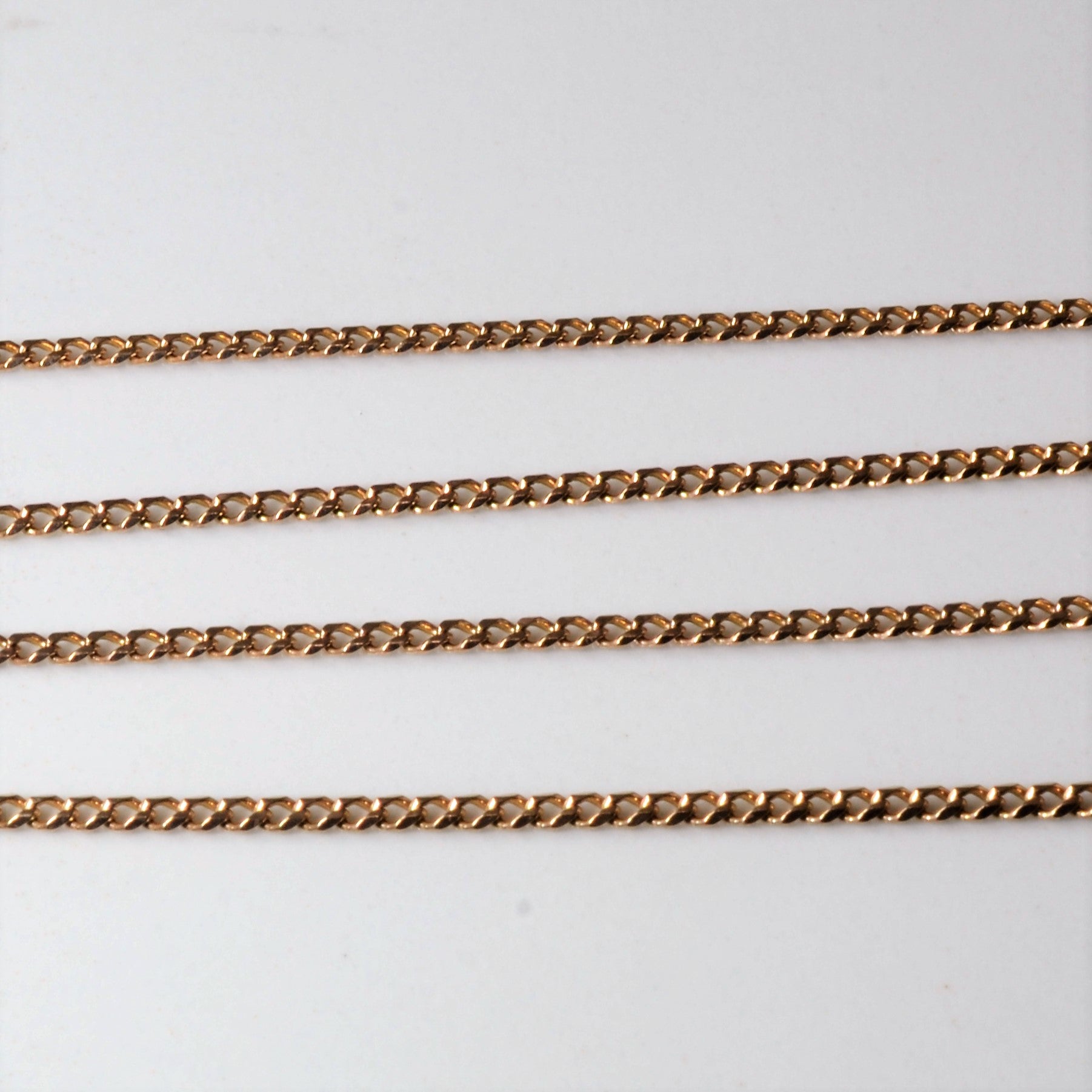 8k Rose Gold Cable Chain | 17" |