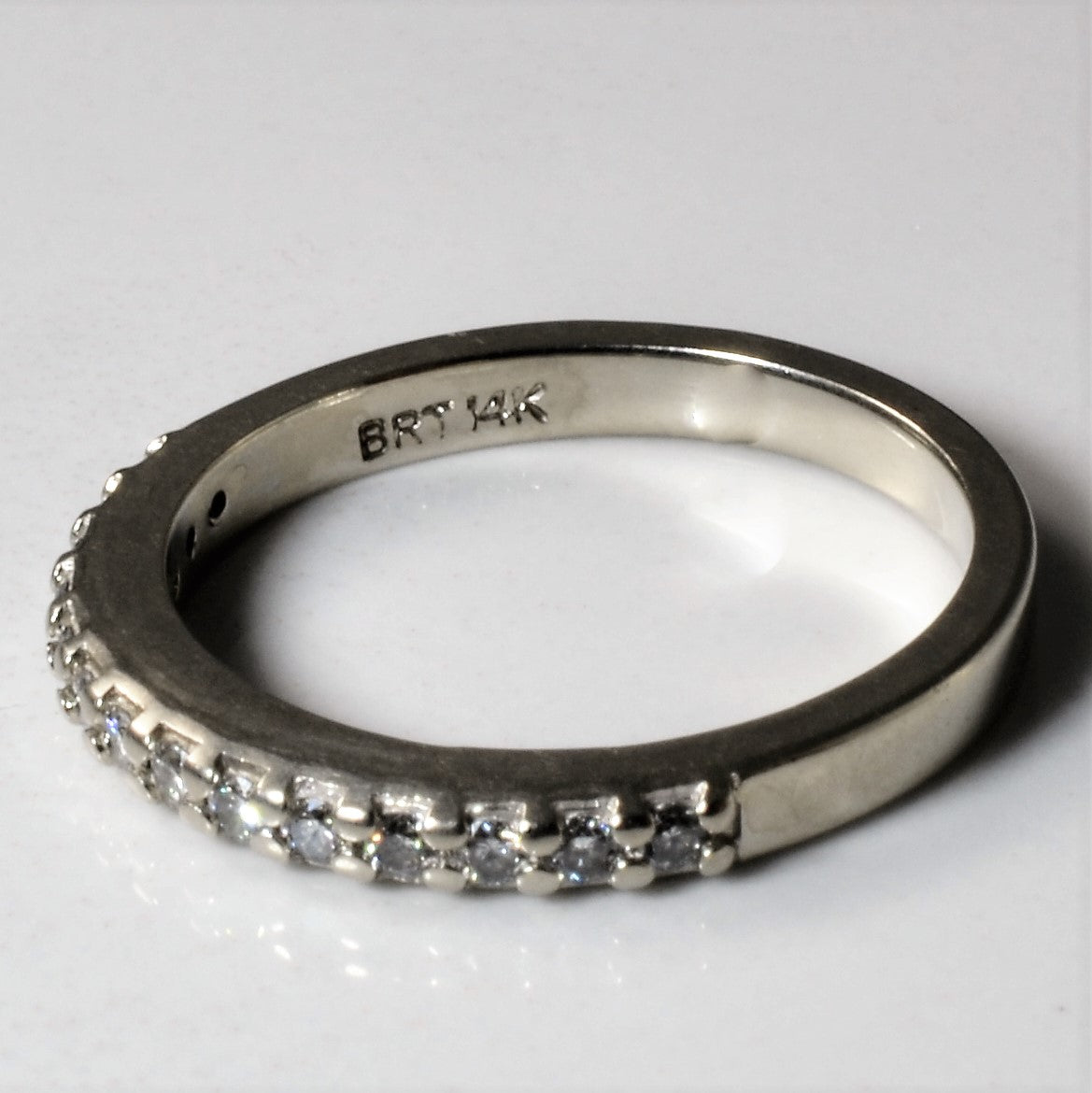 Pave Set Diamond Band | 0.175ctw | SZ 6.5 |