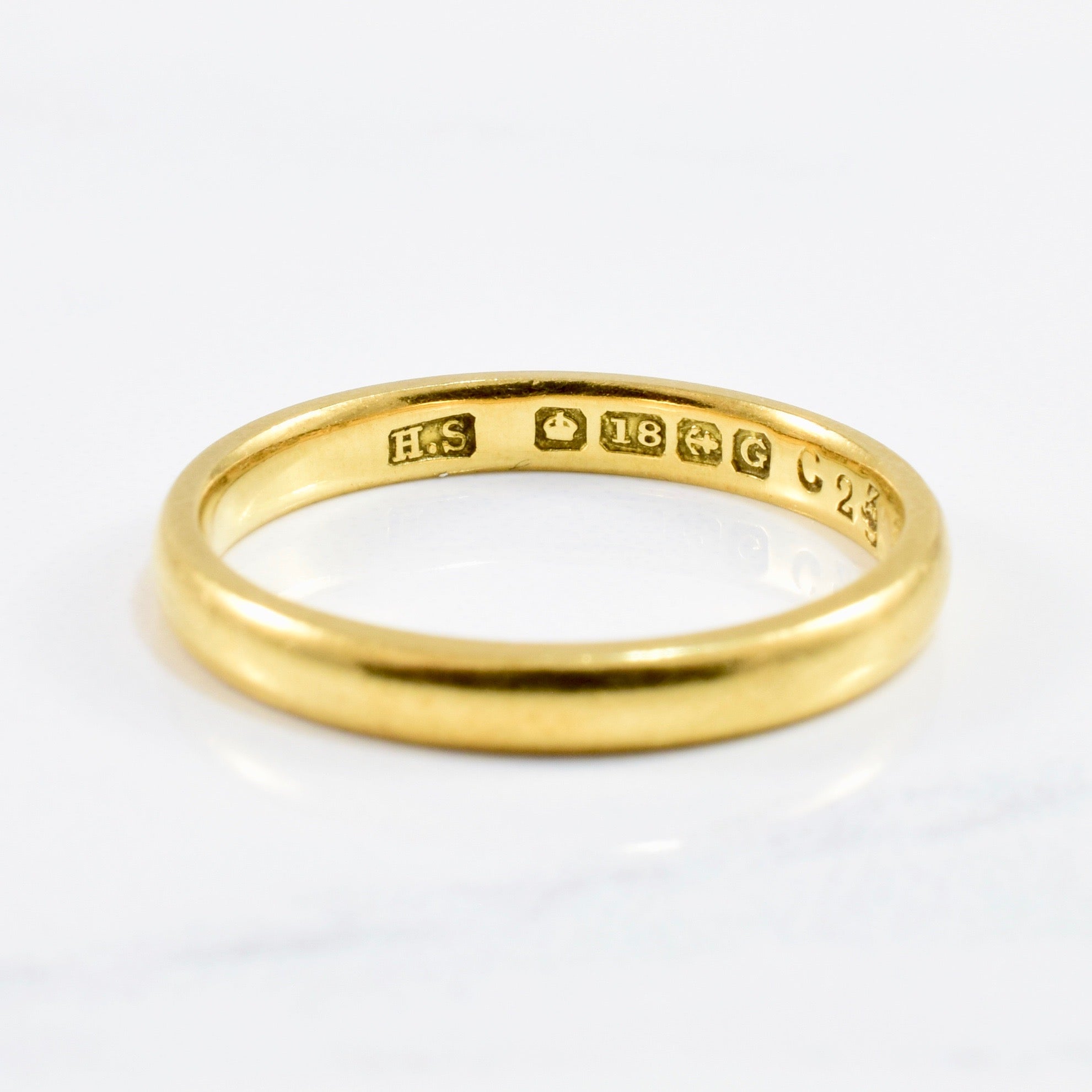 1931 Birmingham 18k Gold Band | SZ 6.25 |