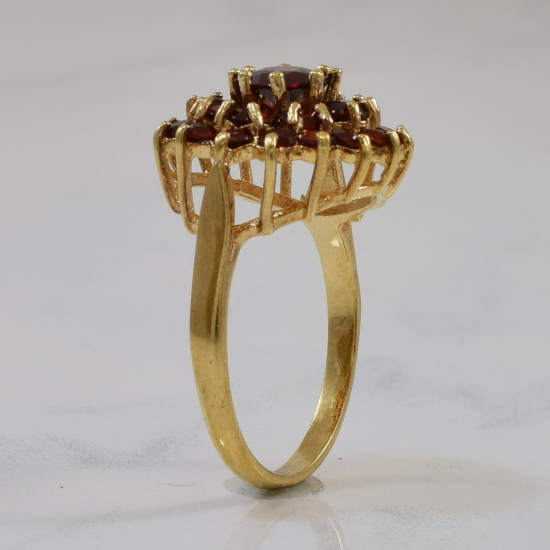 Garnet Cluster Cocktail Ring | 2.00ctw | SZ 5 |