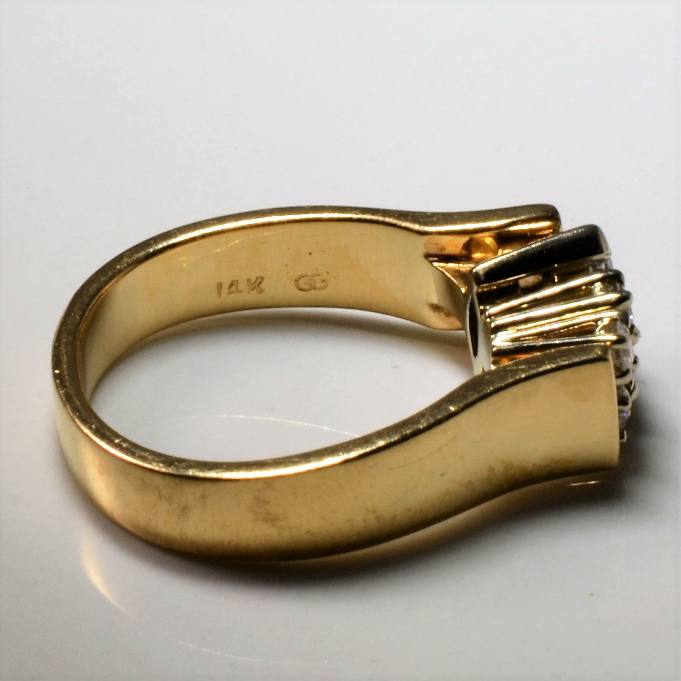 Mixed Cut Diamond Ring | 0.43ctw | SZ 6.5 |