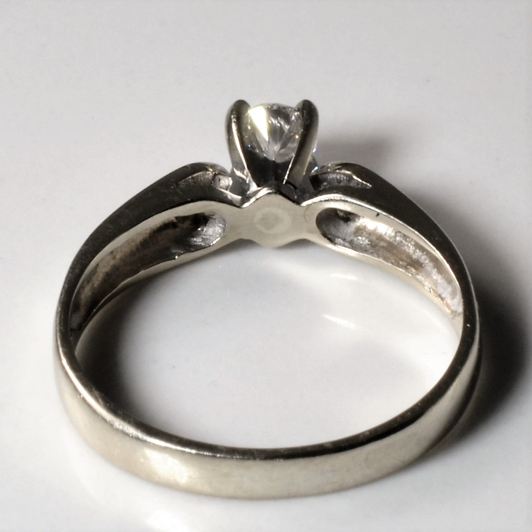 Solitaire Diamond Engagement Ring | 0.23ct | SZ 5.5 |