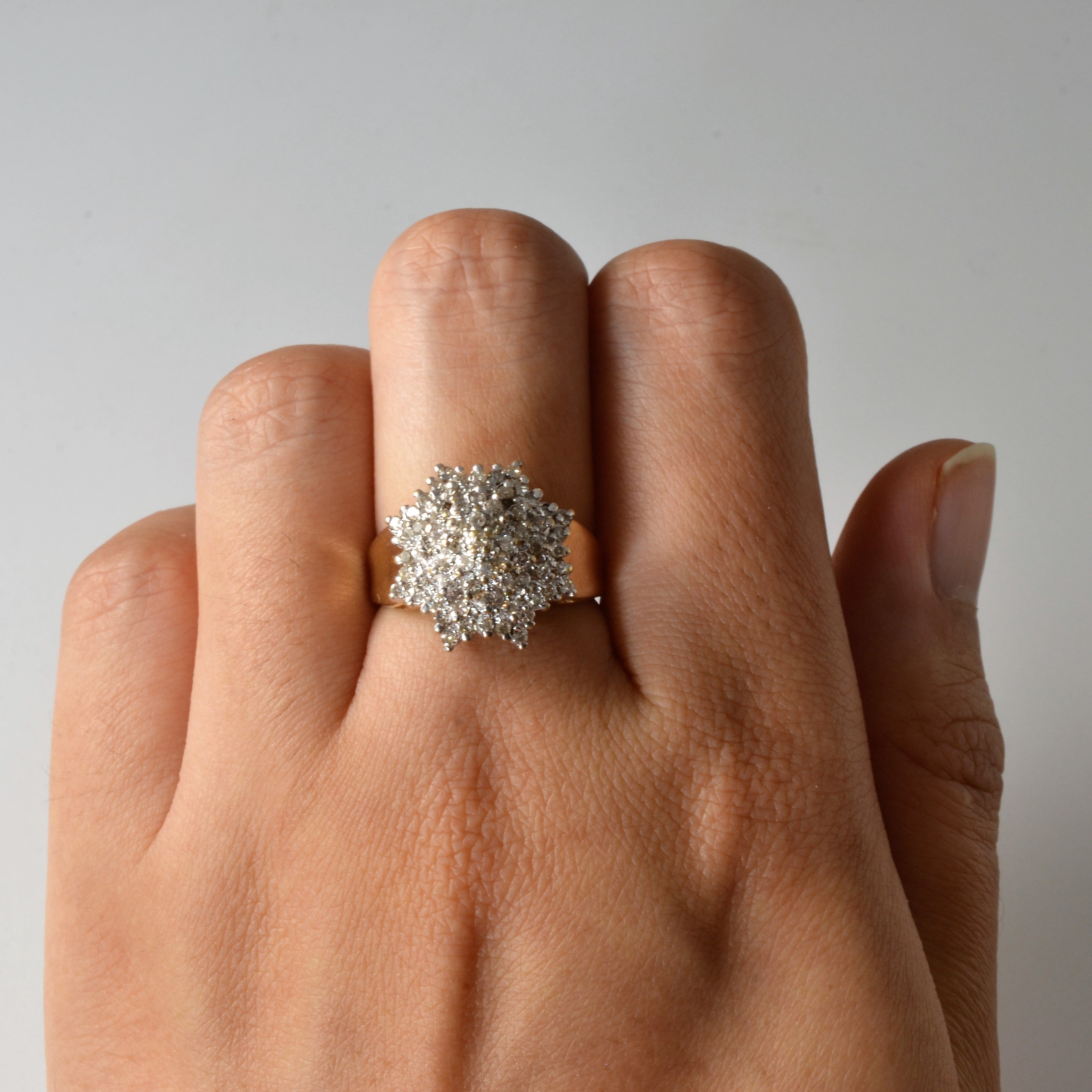 Cluster Set Diamond Ring | 0.48ctw | SZ 6.75 |
