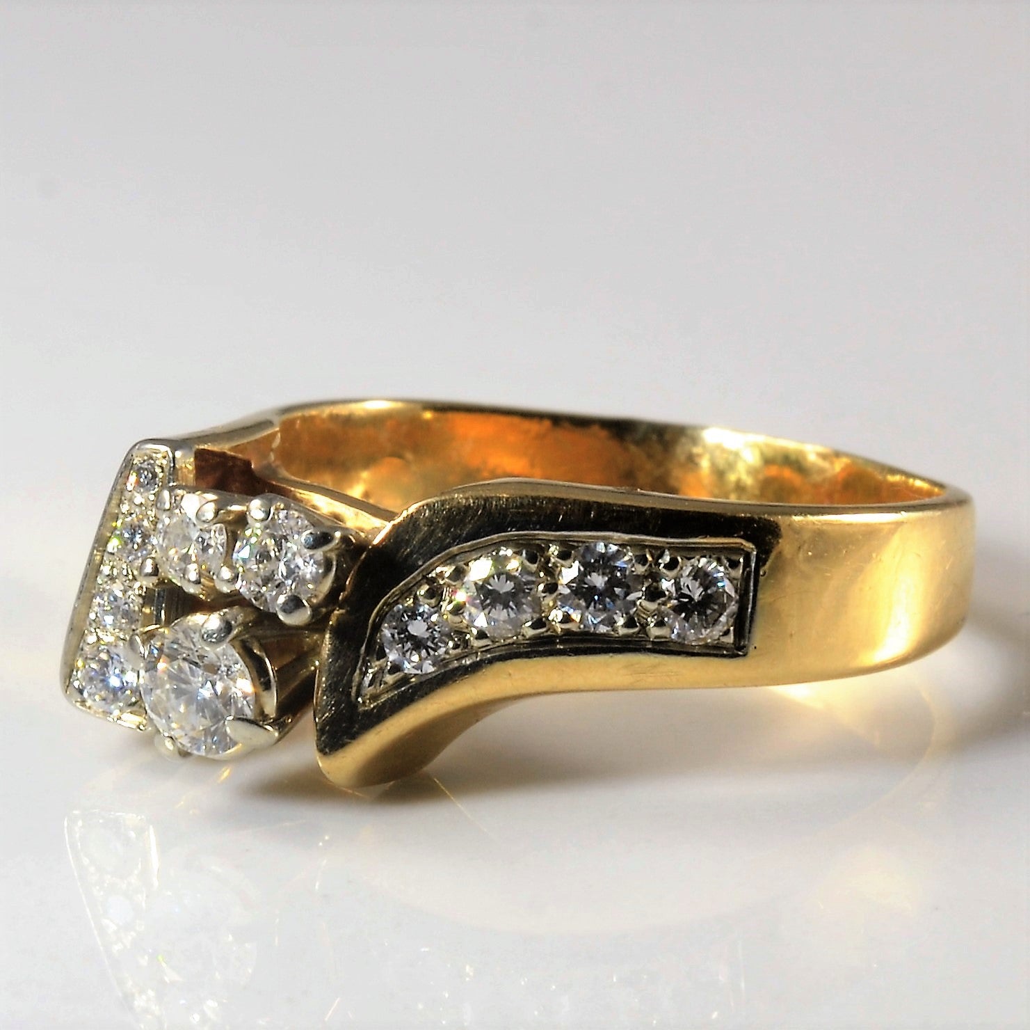 High Set Diamond Ring | 0.46ctw | SZ 7.25 |
