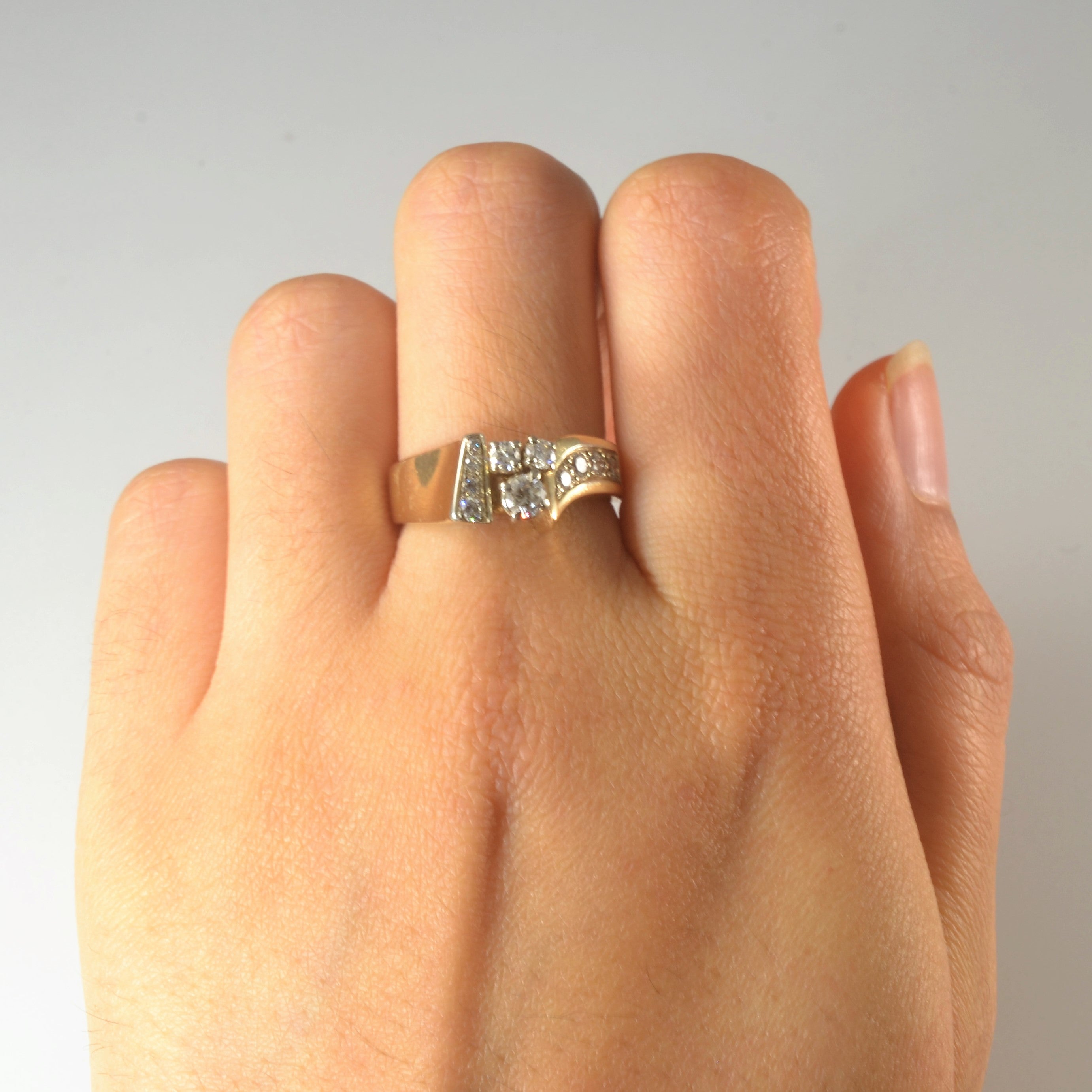 High Set Diamond Ring | 0.46ctw | SZ 7.25 |