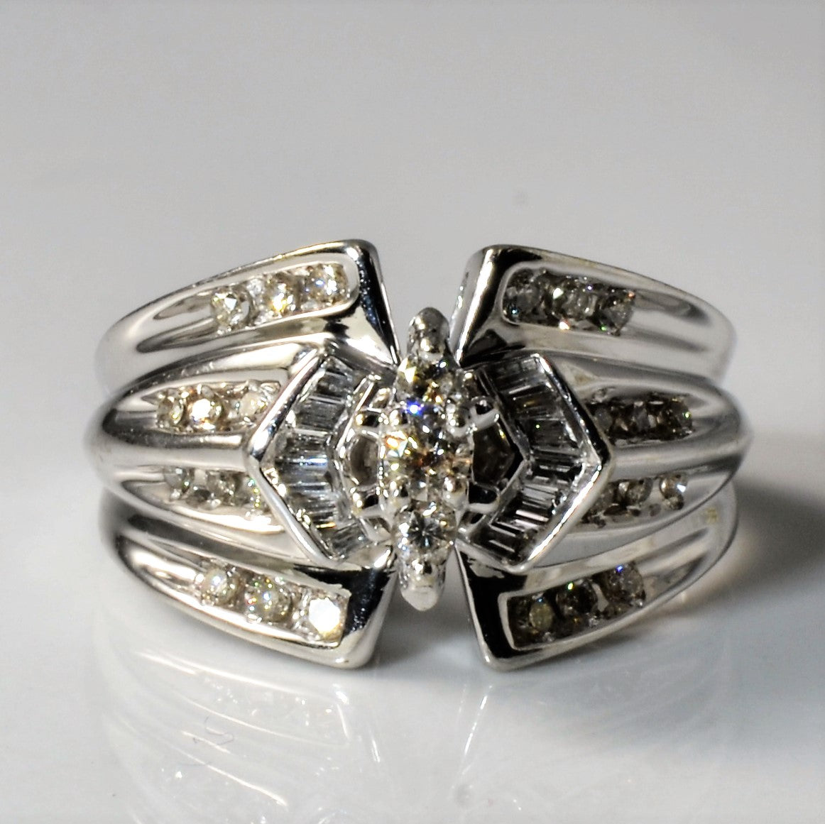 Channel Set Multi Diamond Ring | 0.40ctw | SZ 7 |
