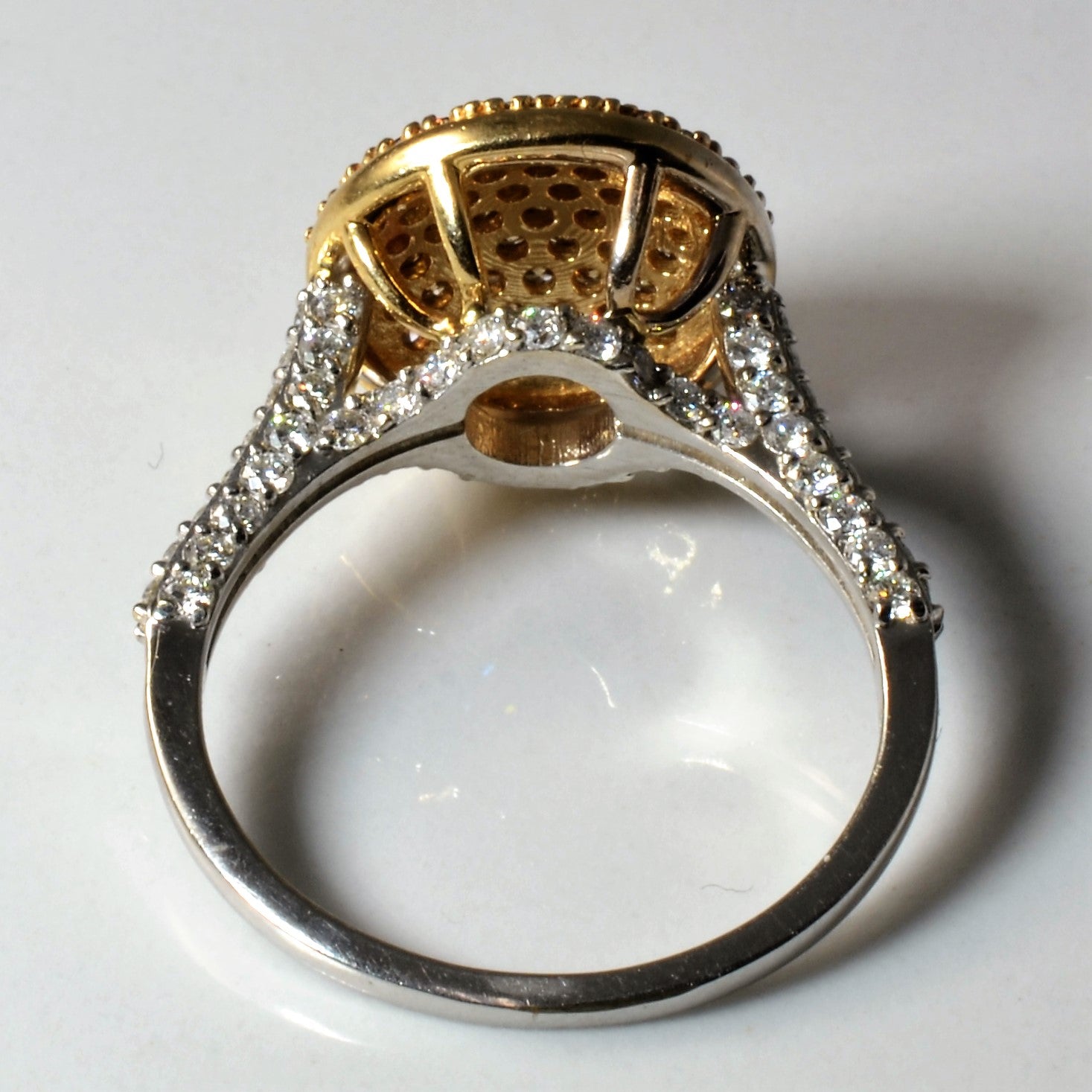 Bague sertie de diamants en grappe | 1,55 ct | Taille 7,75 |