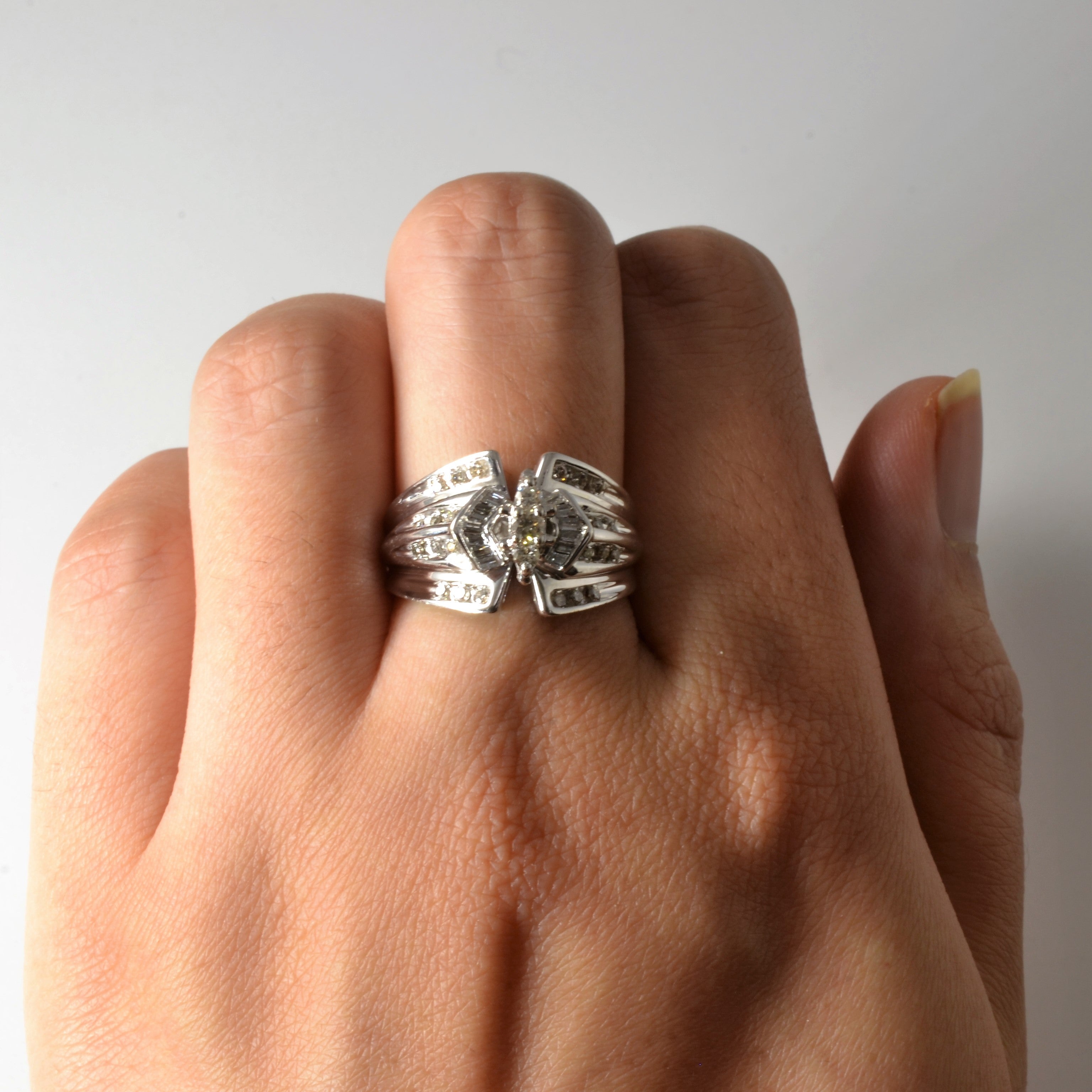 Channel Set Multi Diamond Ring | 0.40ctw | SZ 7 |