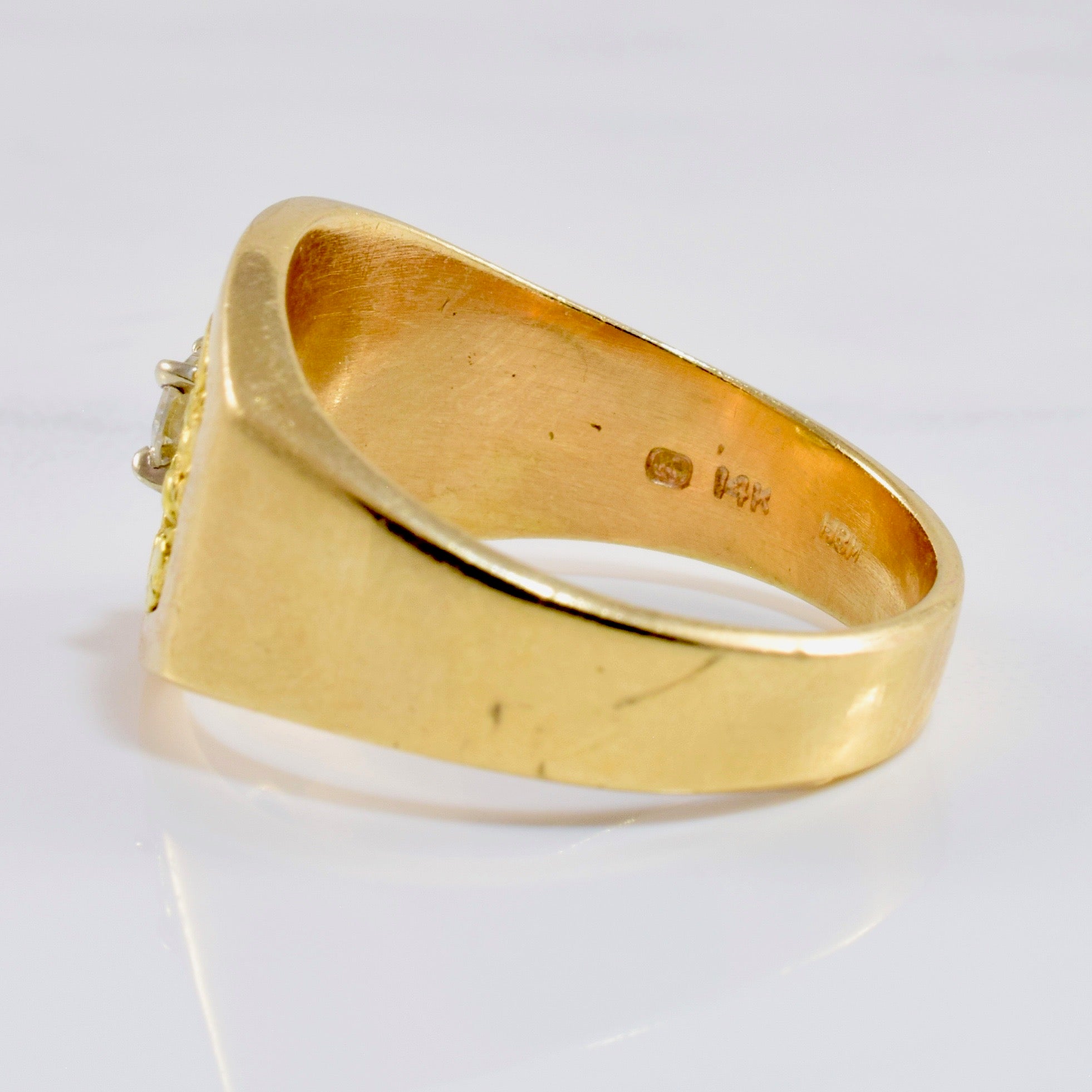 Diamond Nugget Ring | 0.22 ct SZ 9.25 |