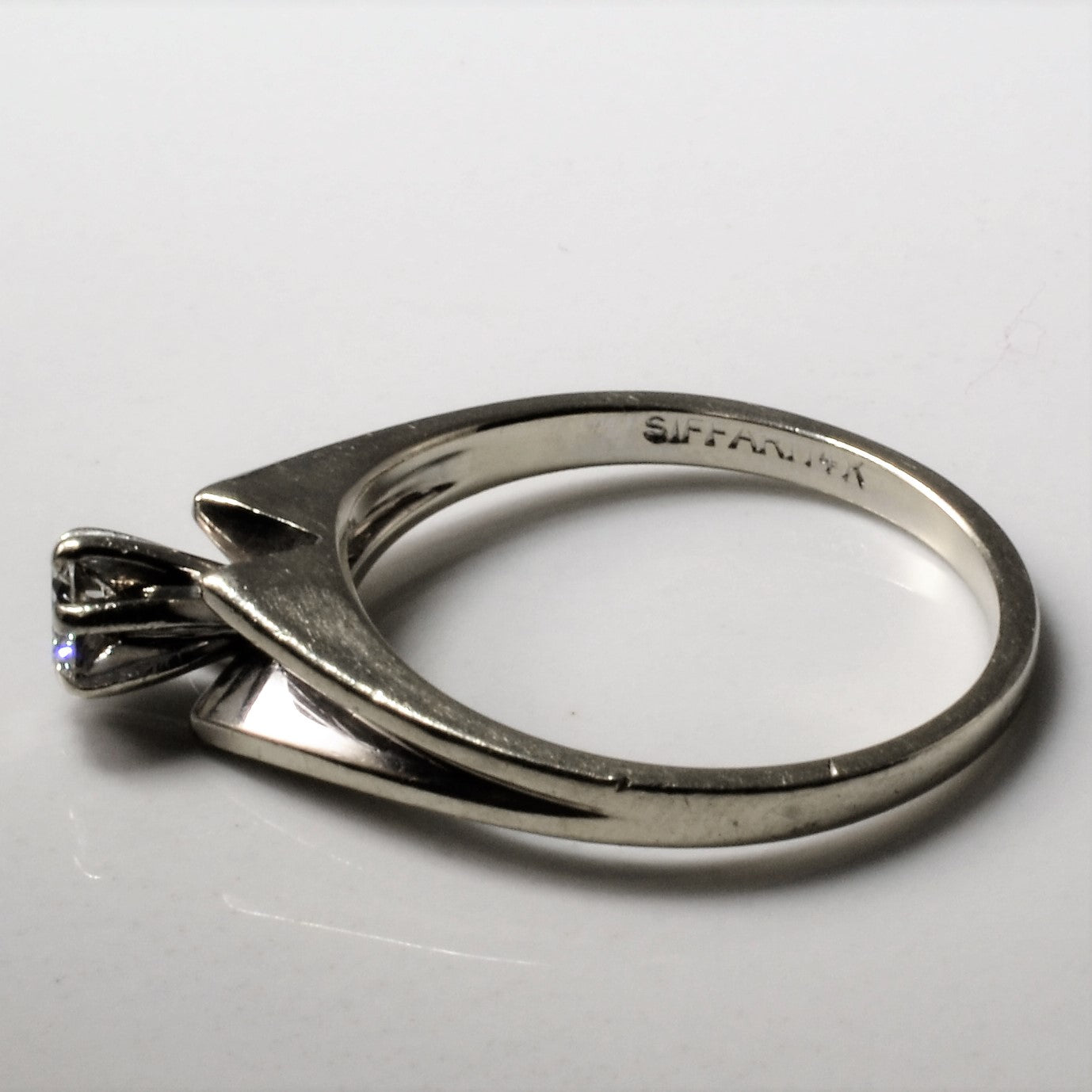 Flared Solitaire Diamond Ring | 0.29ct | SZ 6.75 |
