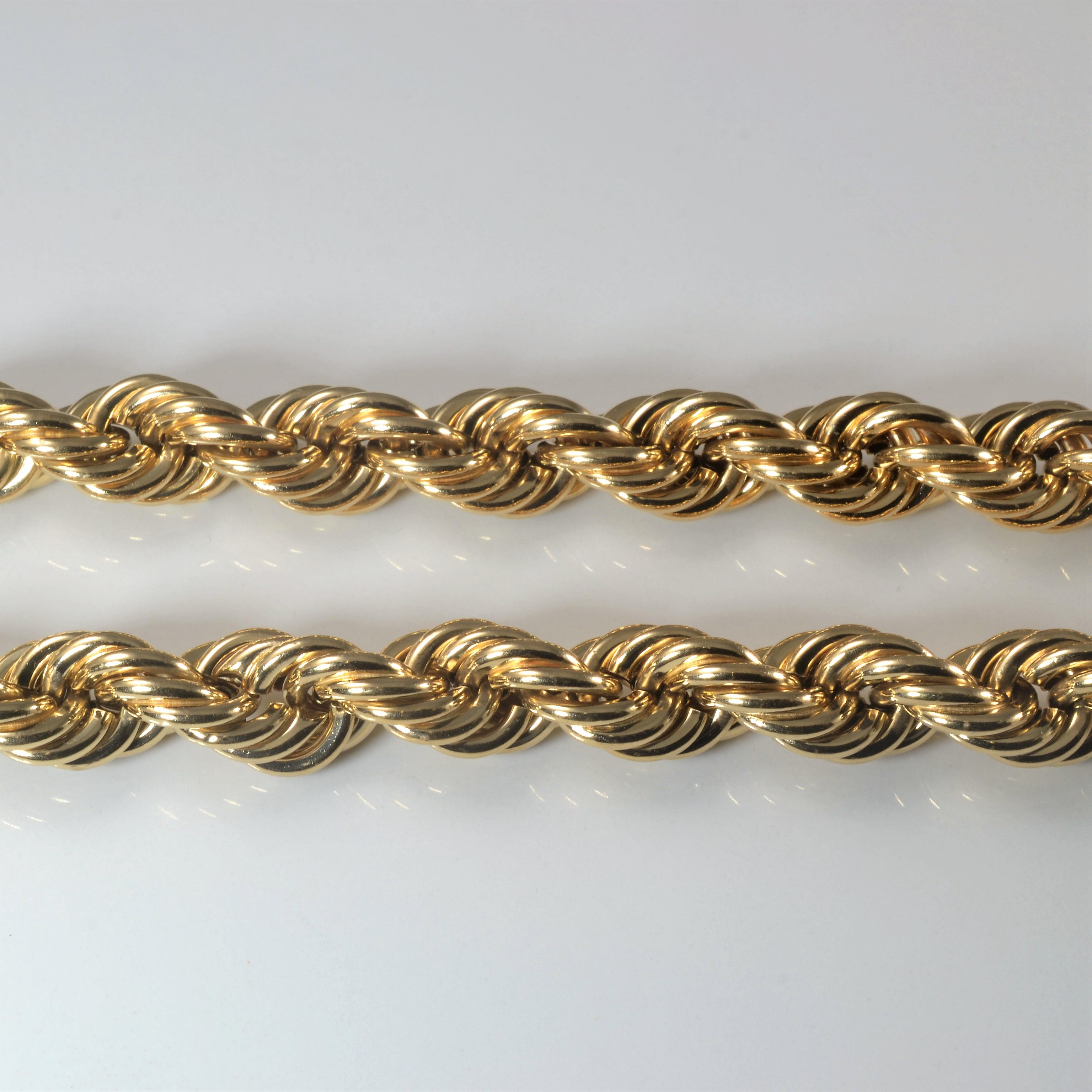 10k Yellow Gold Heavy Rope Chain | 22" |