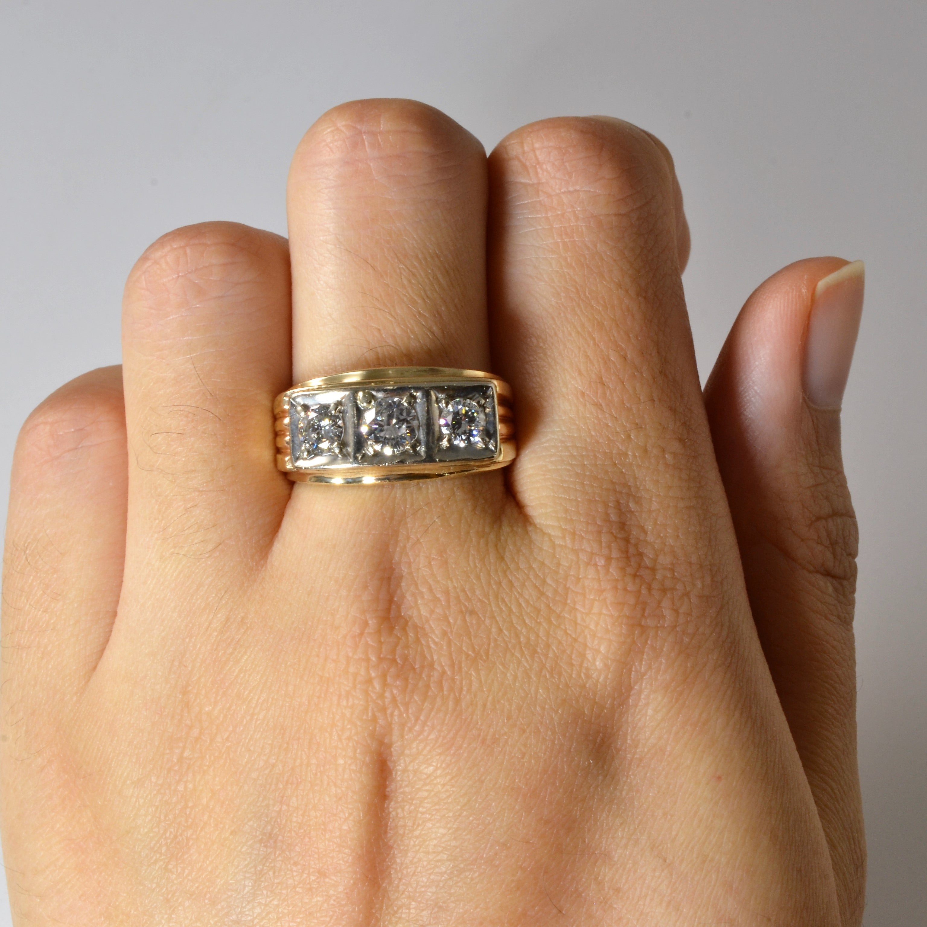 Three Stone Diamond Ring | 1.04ctw | SZ 8 |