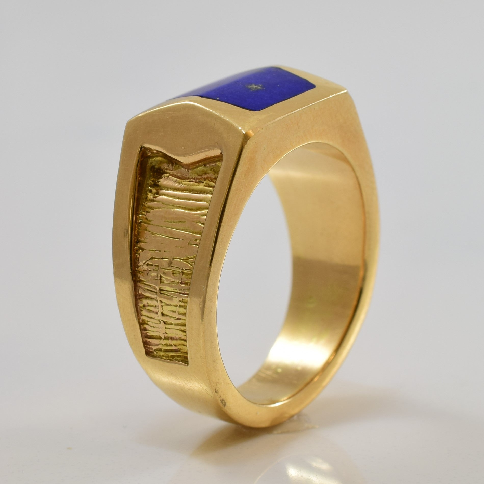 Lapis Lazuli Inlay Ring | 1.00ct | SZ 6.25 |