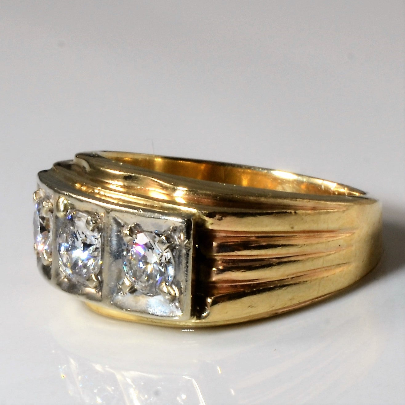 Three Stone Diamond Ring | 1.04ctw | SZ 8 |