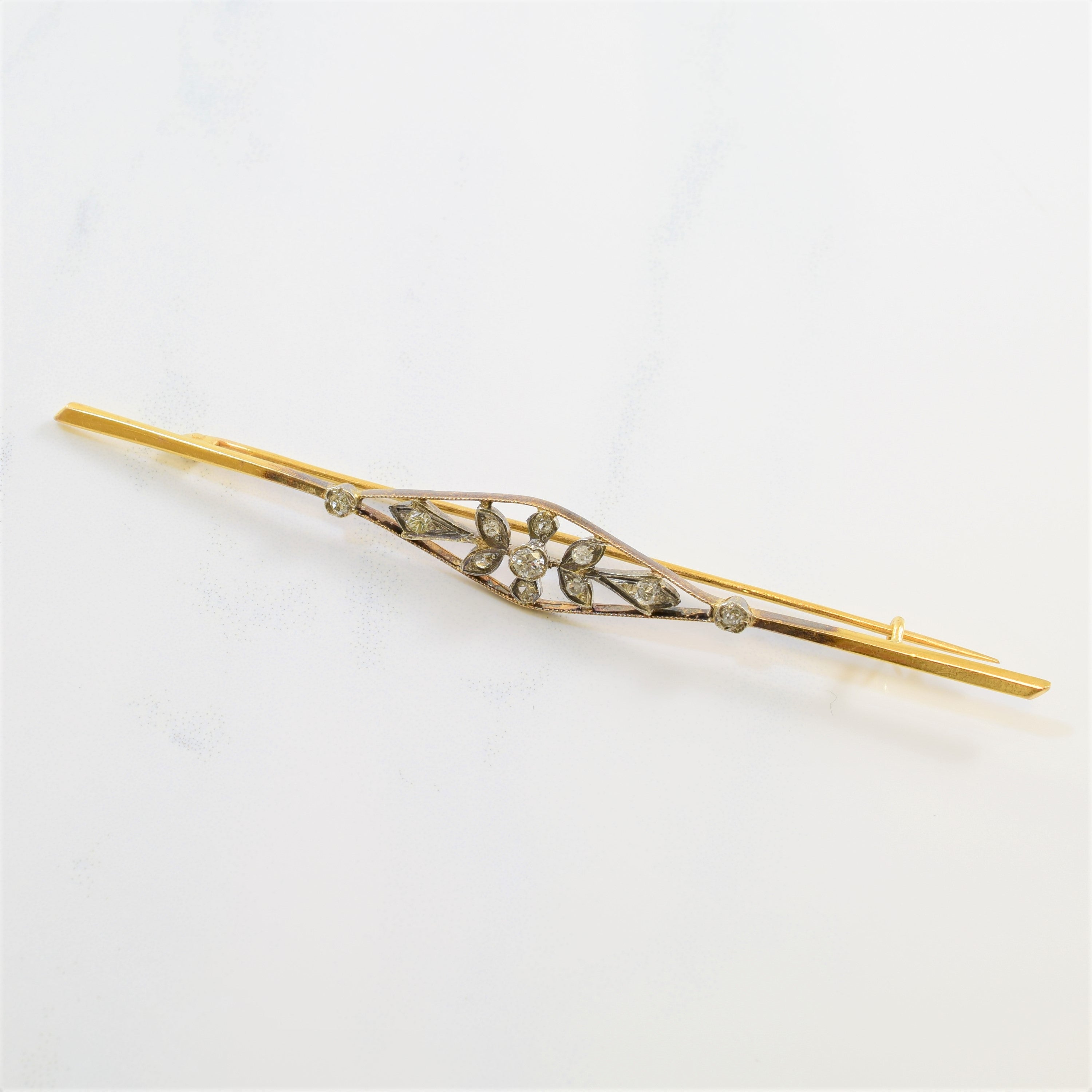 Edwardian Diamond Brooch | 0.25 ctw |