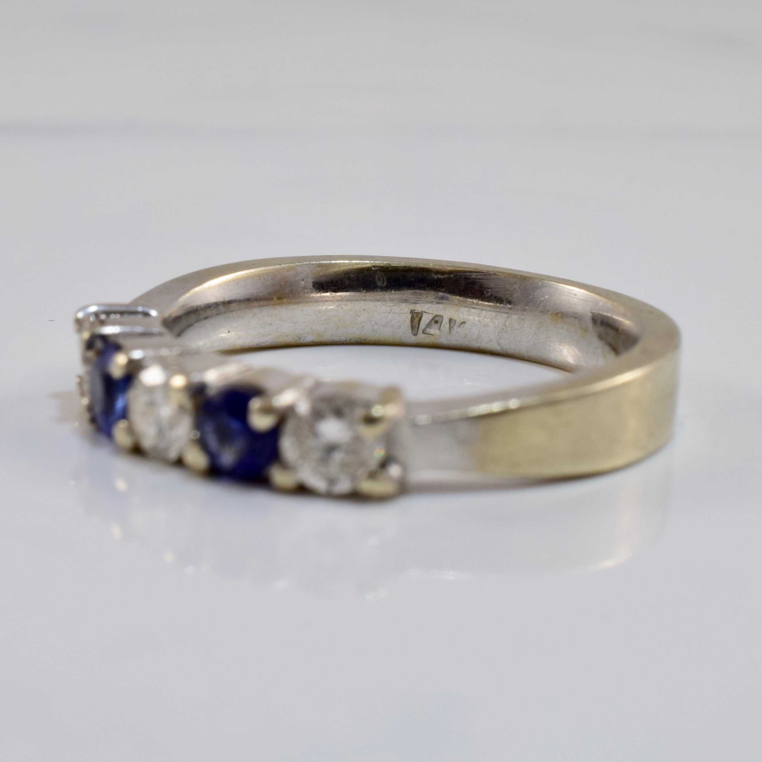 Sapphire and Diamond Ring | 0.46 ctw SZ 7.25 |