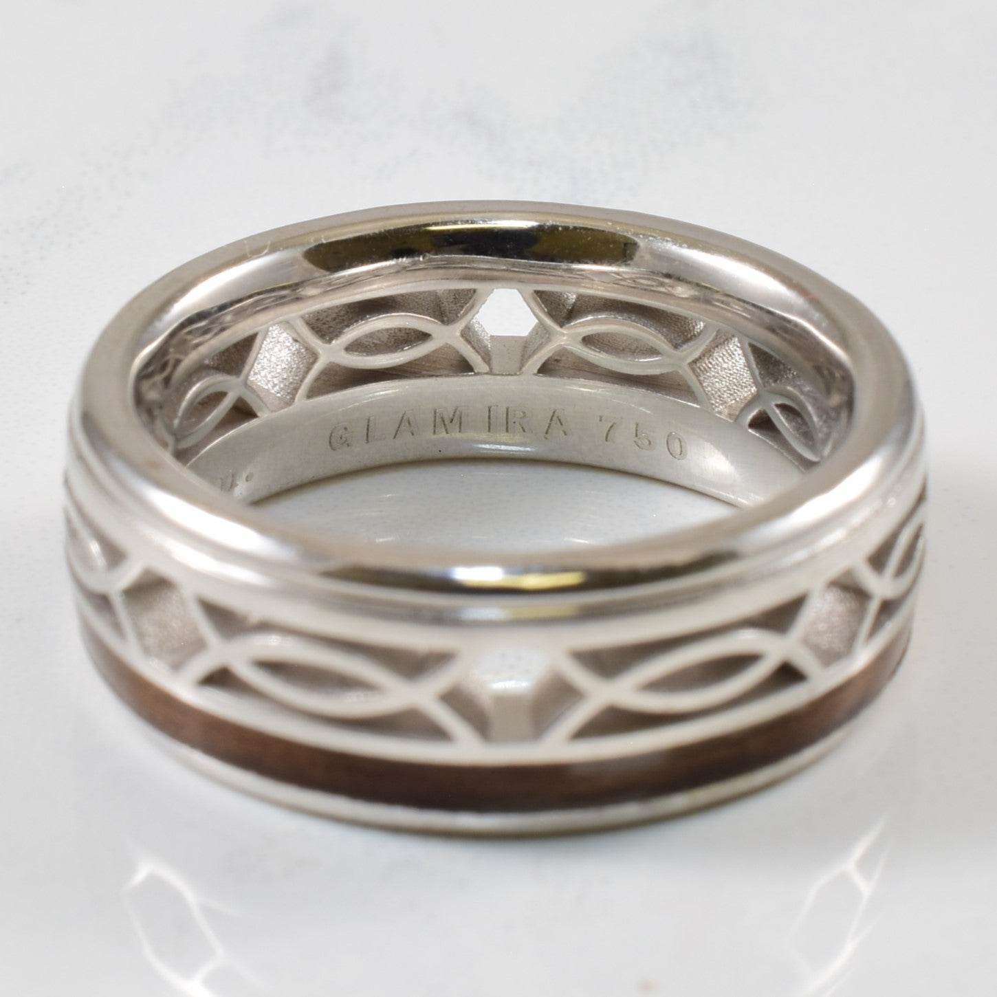 Glamira' Walnut Wood Confident Band | SZ 9.25 |