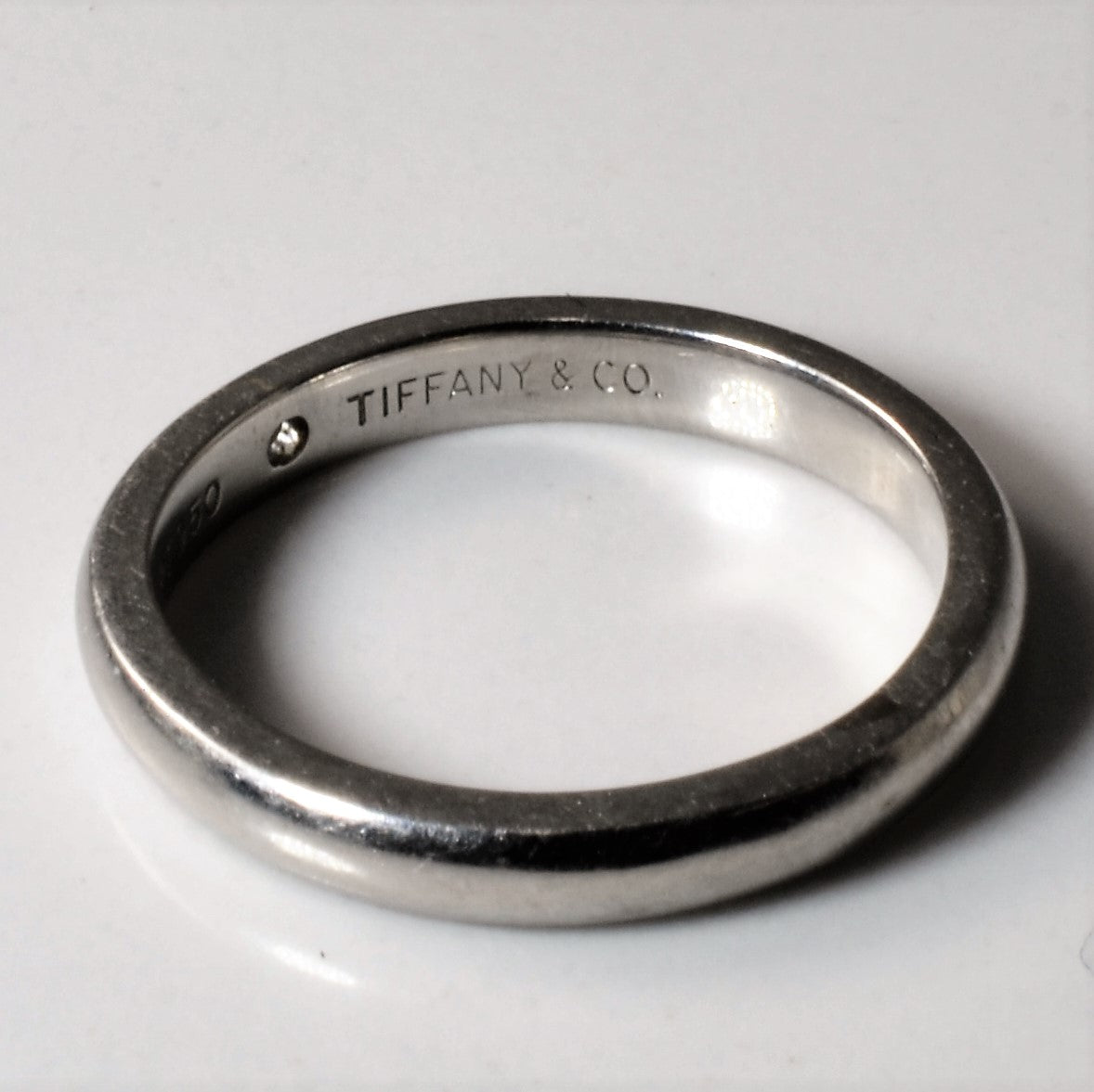 Bague en platine et diamants Elsa Peretti de Tiffany & Co. | 0,02 ct | Taille 4,5 |