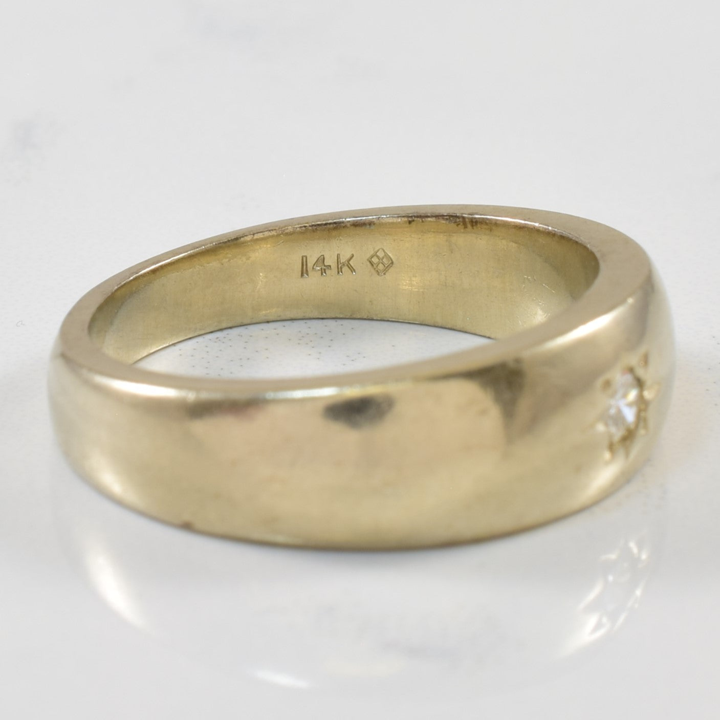 Star Burst Diamond Band | 0.08ct | SZ 8.25 |