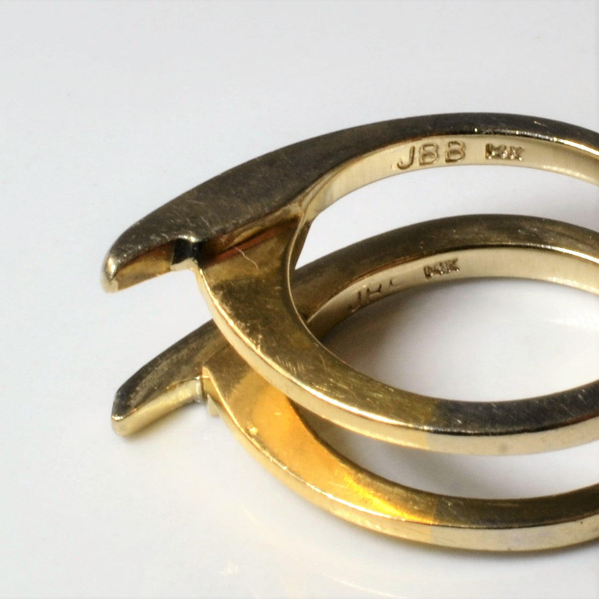 Unique Bypass Two Tone Ring Enhancer | SZ 5.75 |