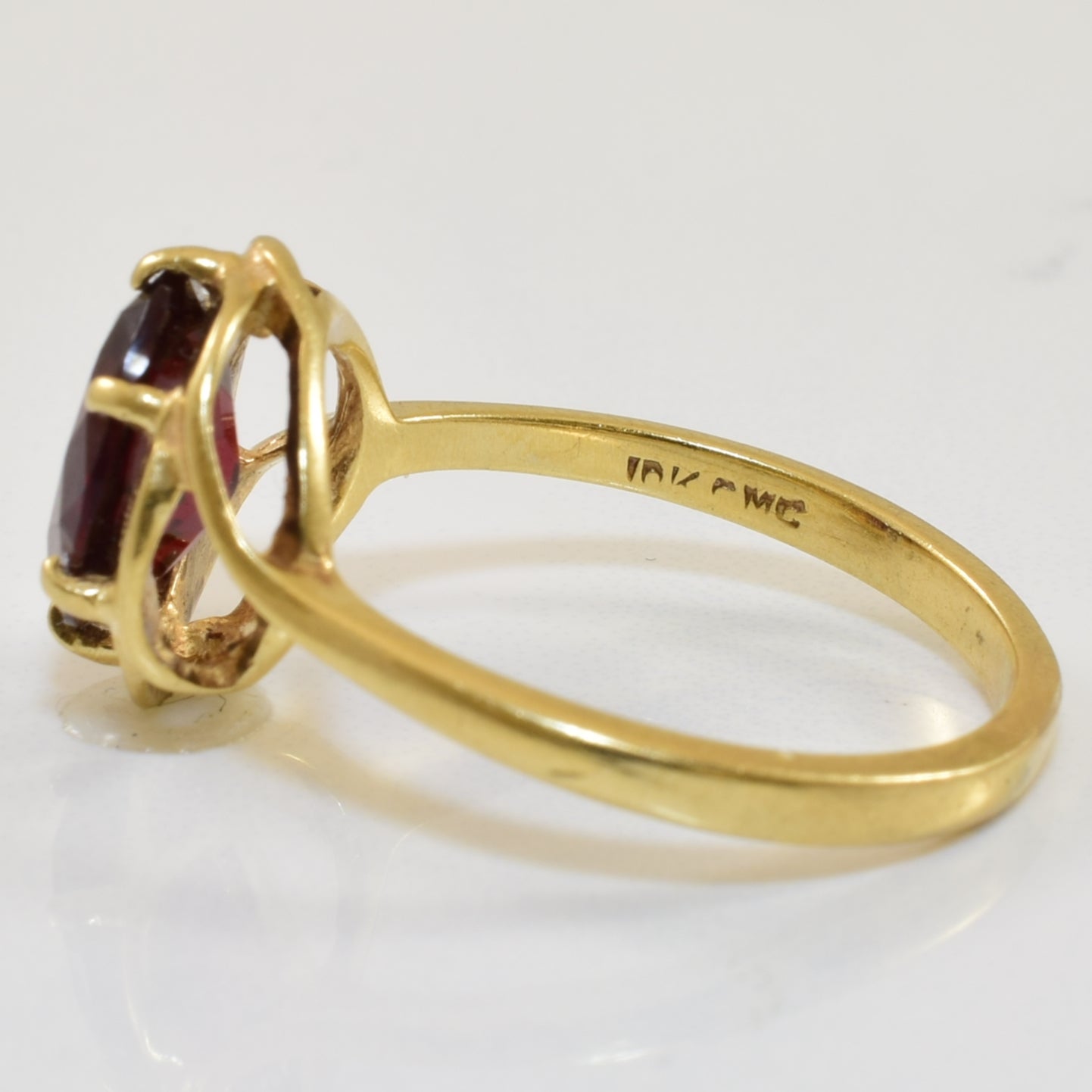 Synthetic Ruby Cocktail Ring | 2.86ct | SZ 8.75 |