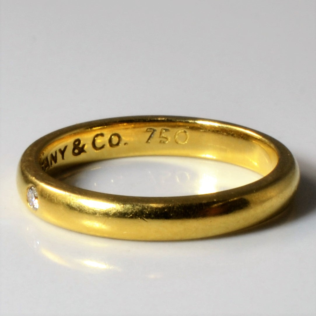 Bague vintage Elsa Peretti « Tiffany & Co. » en diamant | 0,02 ct | Taille 4,5 |