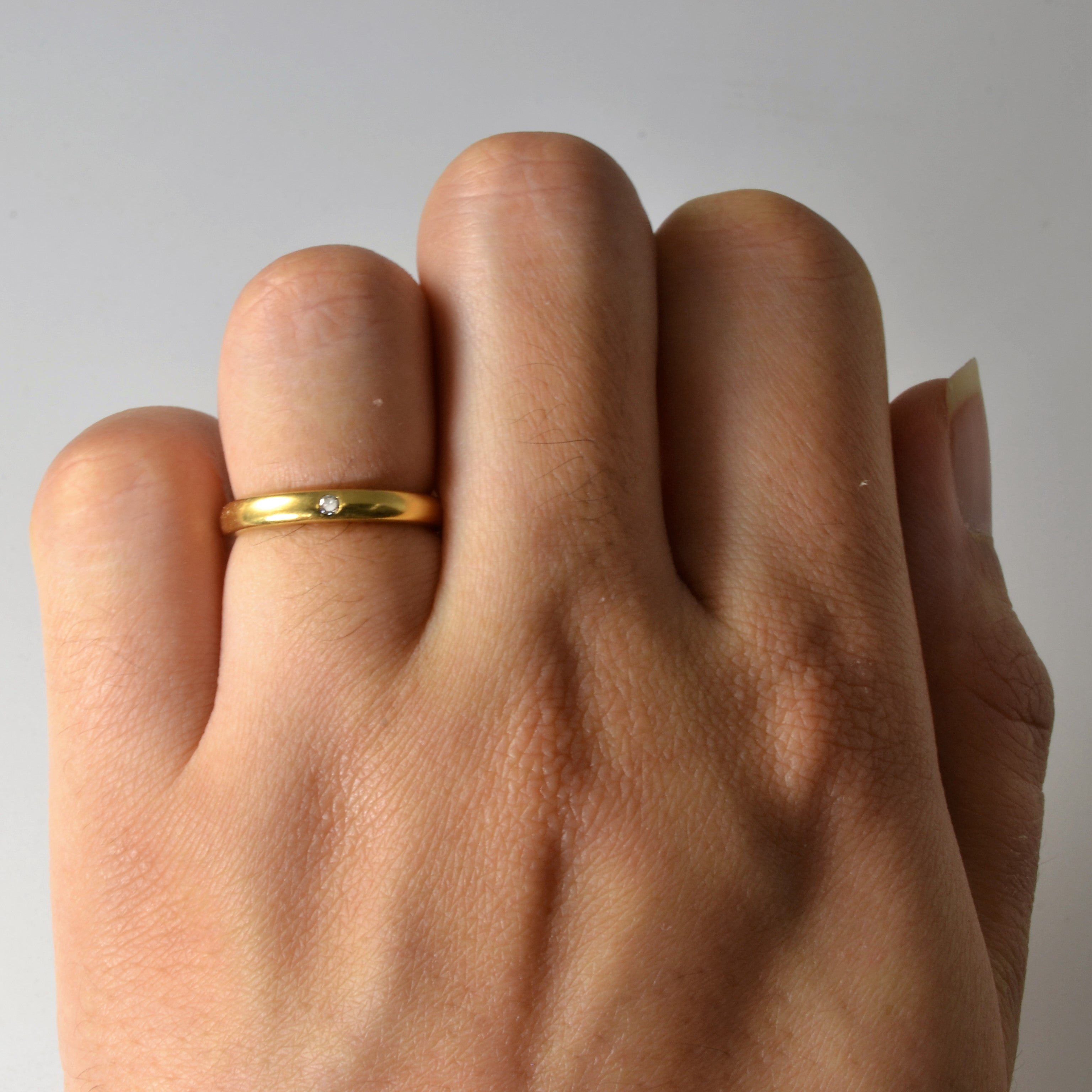 Bague vintage Elsa Peretti « Tiffany & Co. » en diamant | 0,02 ct | Taille 4,5 |