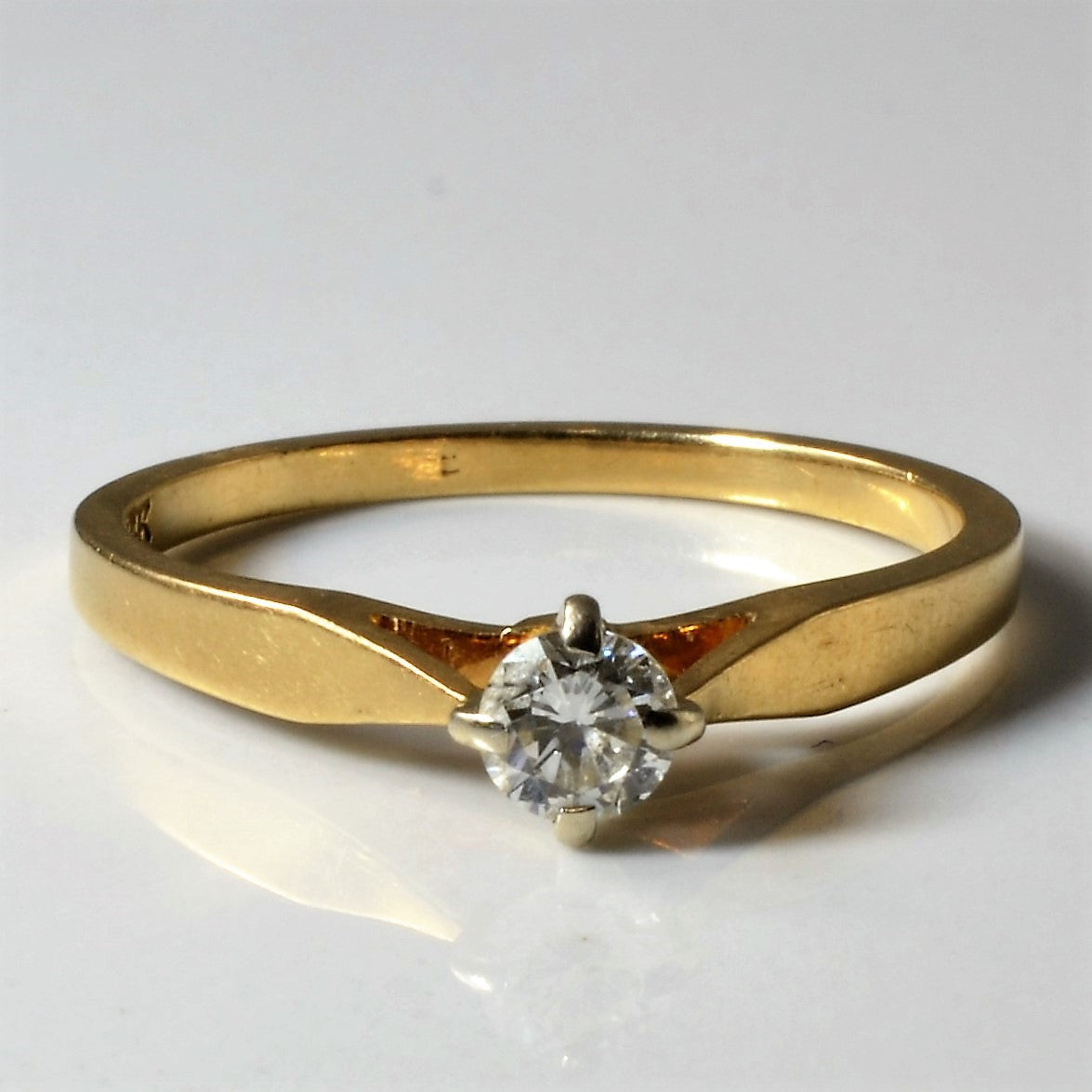 Solitaire Diamond Ring | 0.24ct | SZ 7.75 |