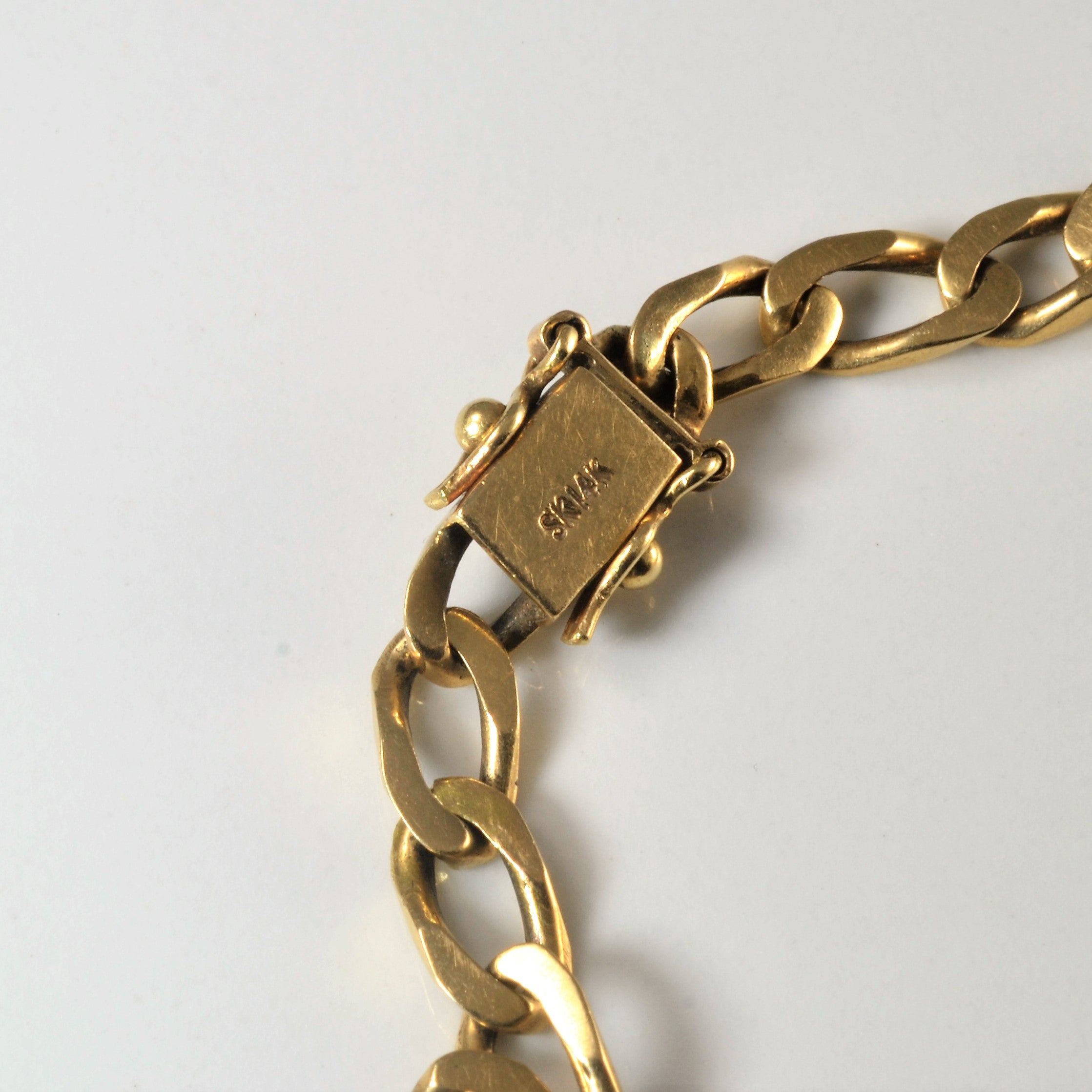 Diamond Curb Link Chain Bracelet | 0.15ctw | 6" |