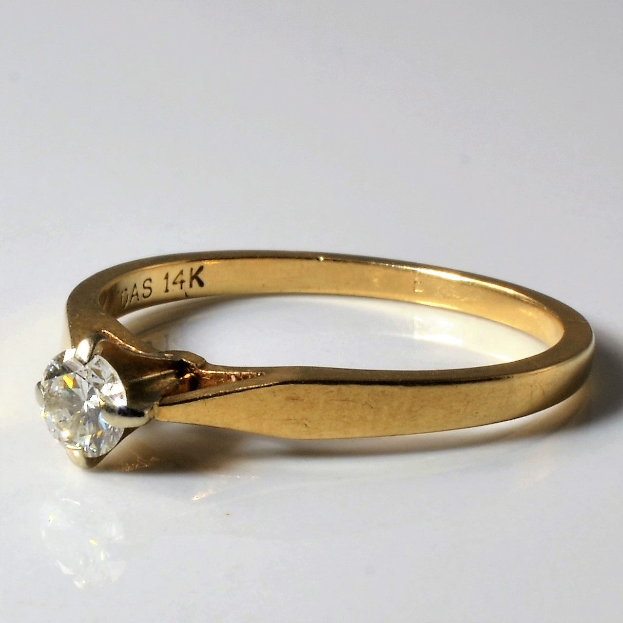 Solitaire Diamond Ring | 0.24ct | SZ 7.75 |