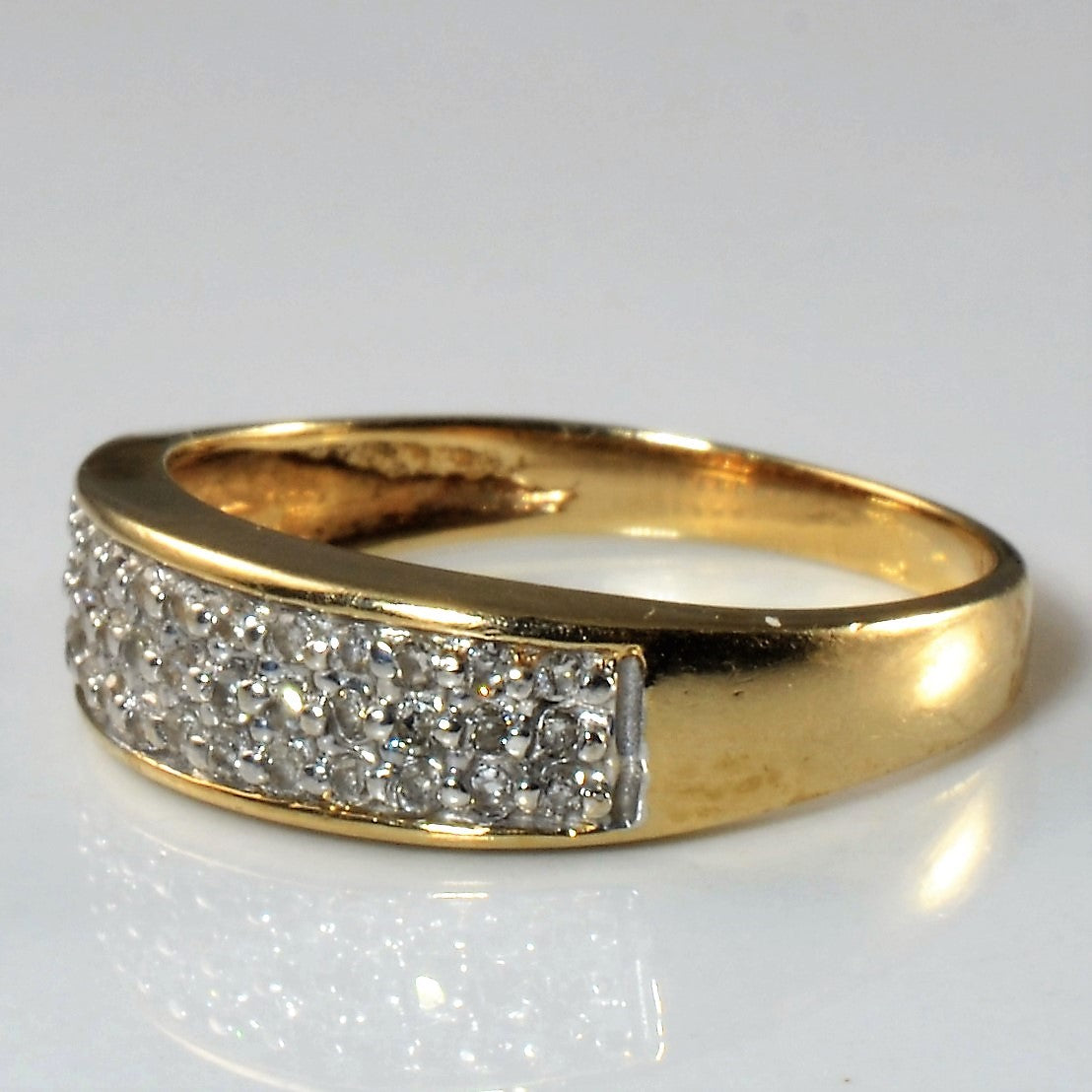 Triple Row Pave Band | 0.24ctw | SZ 7 |