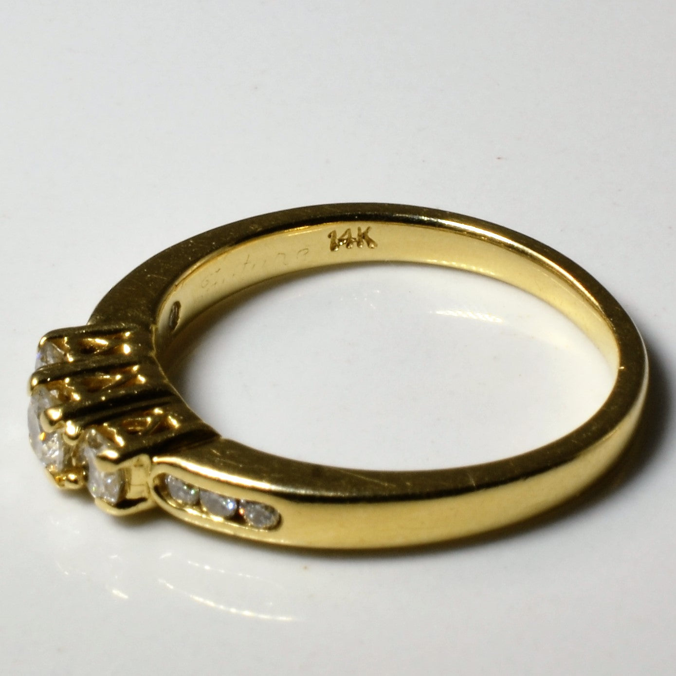 Three Stone Diamond Ring | 0.40ctw | SZ 7.25 |