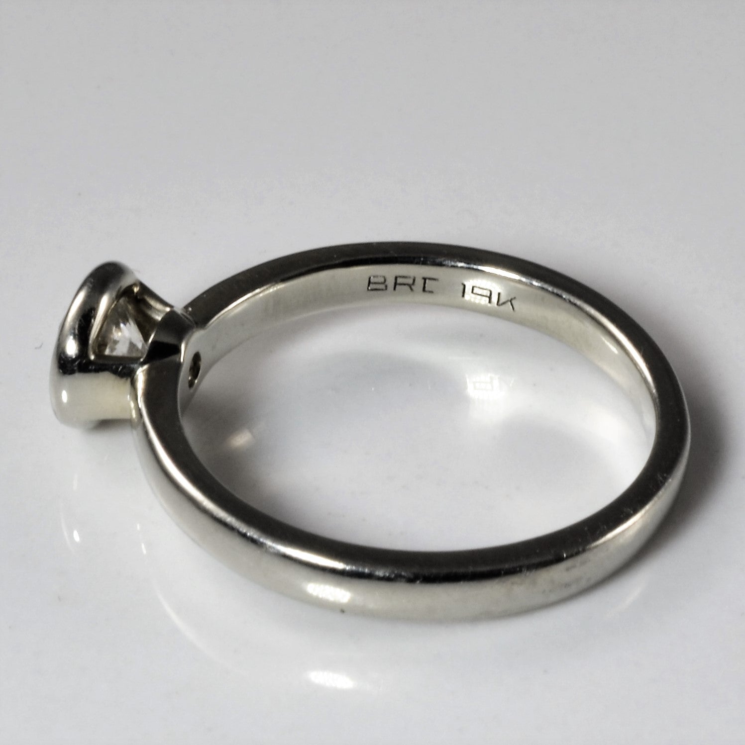 Spence Diamonds' Bezel Set Solitaire Diamond Ring | 0.51ct | SZ 5.5 |