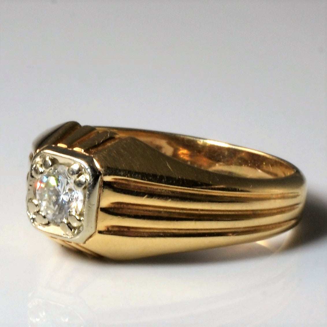Double Prong Diamond Ring | 0.24ct | SZ 6.5 |
