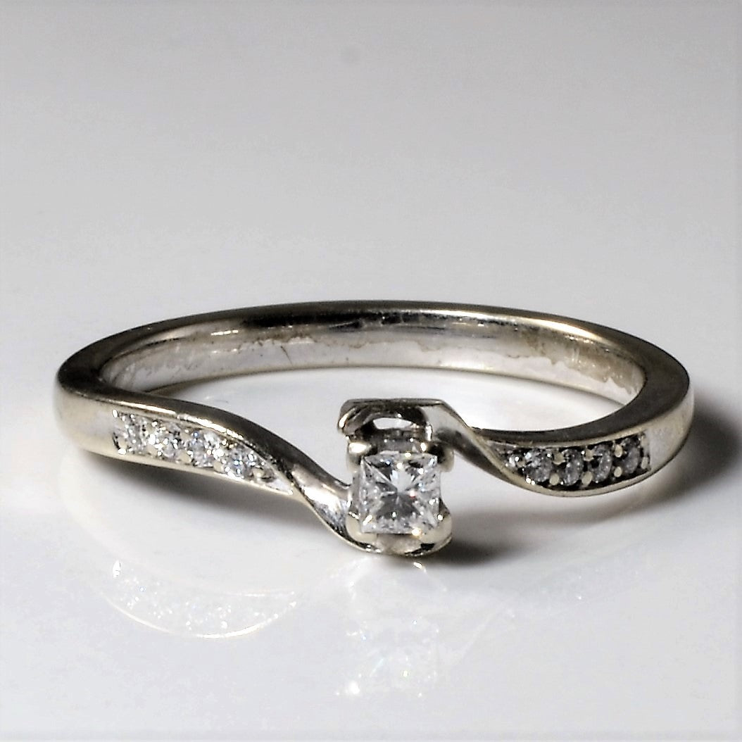 Bypass Diamond Ring | 0.16ctw | SZ 7 |
