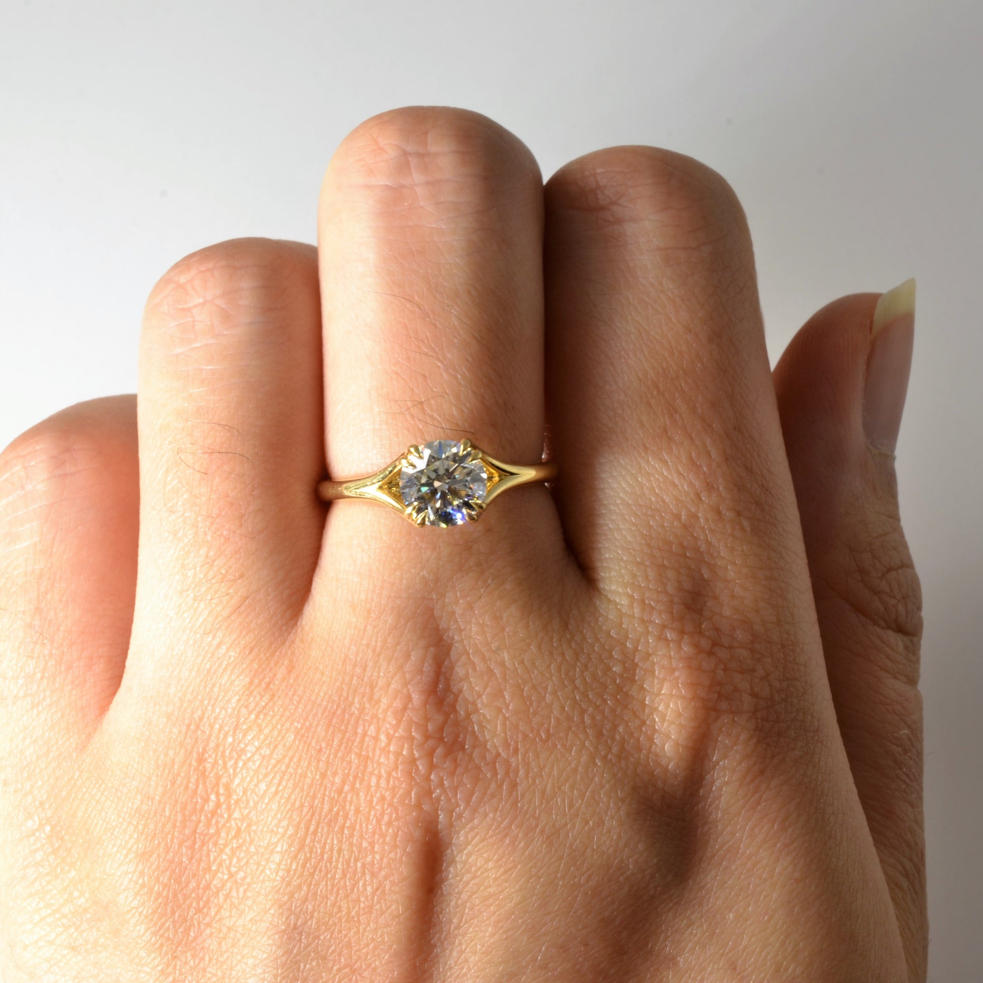 Solitaire GIA Diamond Engagement Ring | 1.20ct VS2 F Ex | SZ 7 |