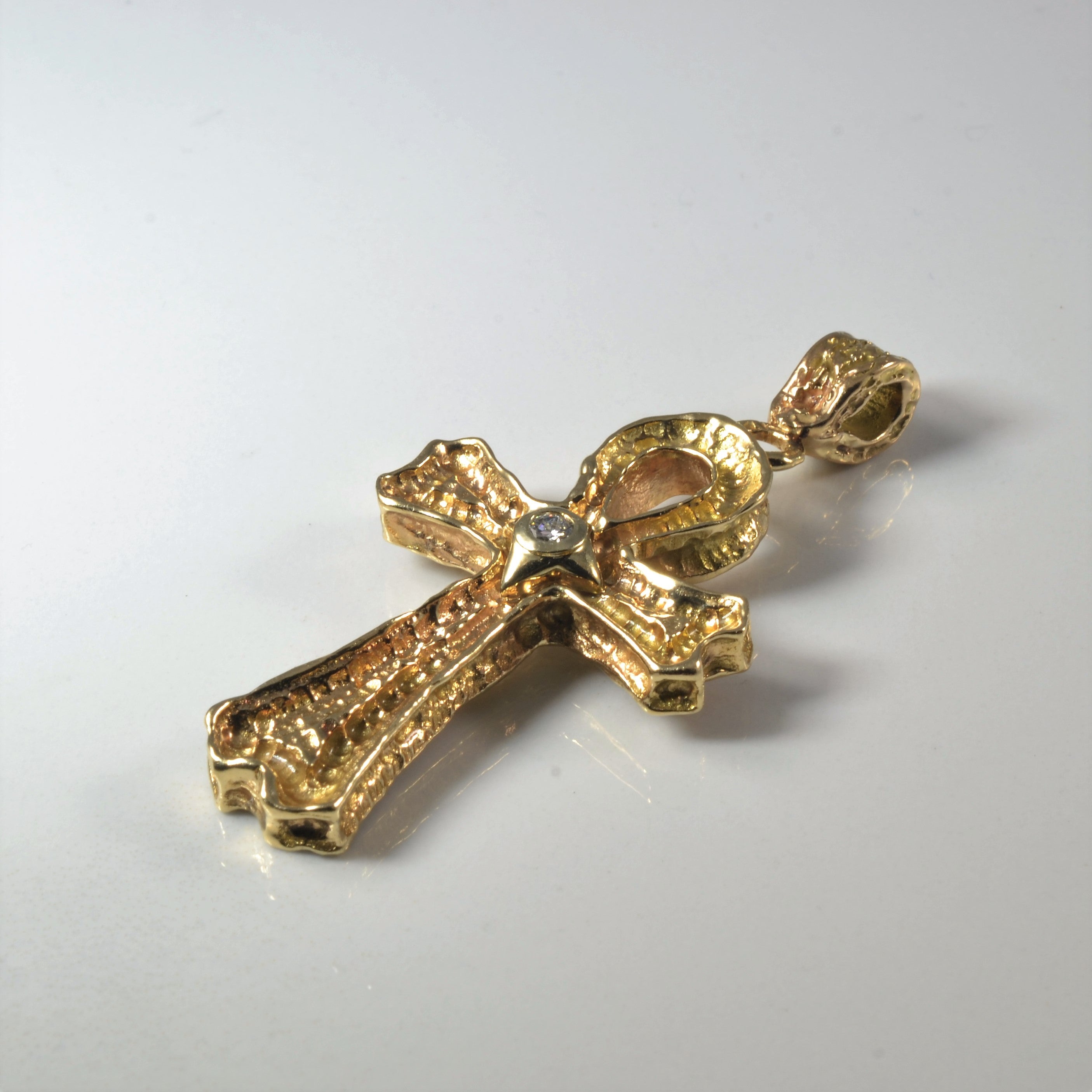 Diamond Ankh Pendant | 0.14ct |