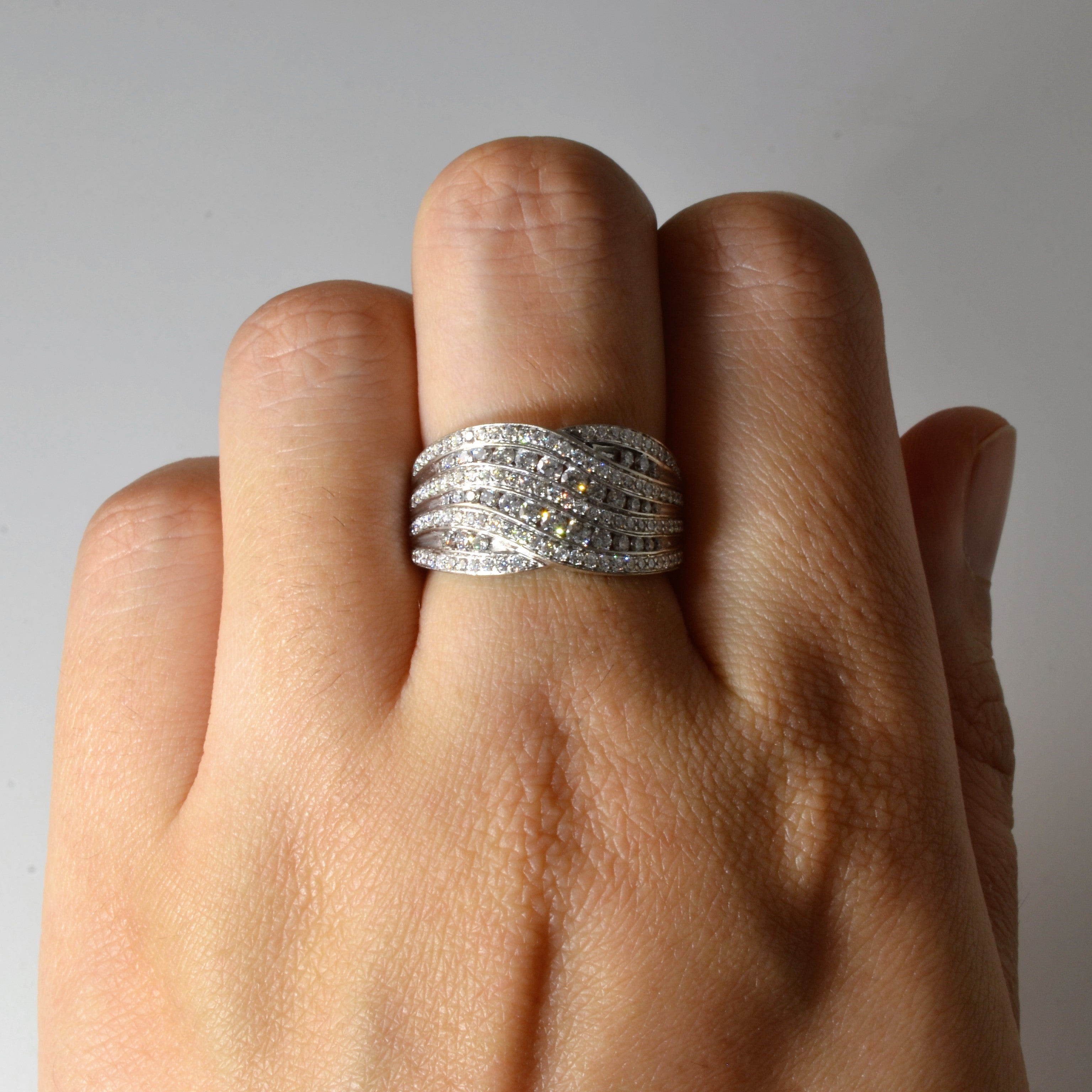Cluster Set Diamond Ring | 1.05ctw | SZ 10.5 |