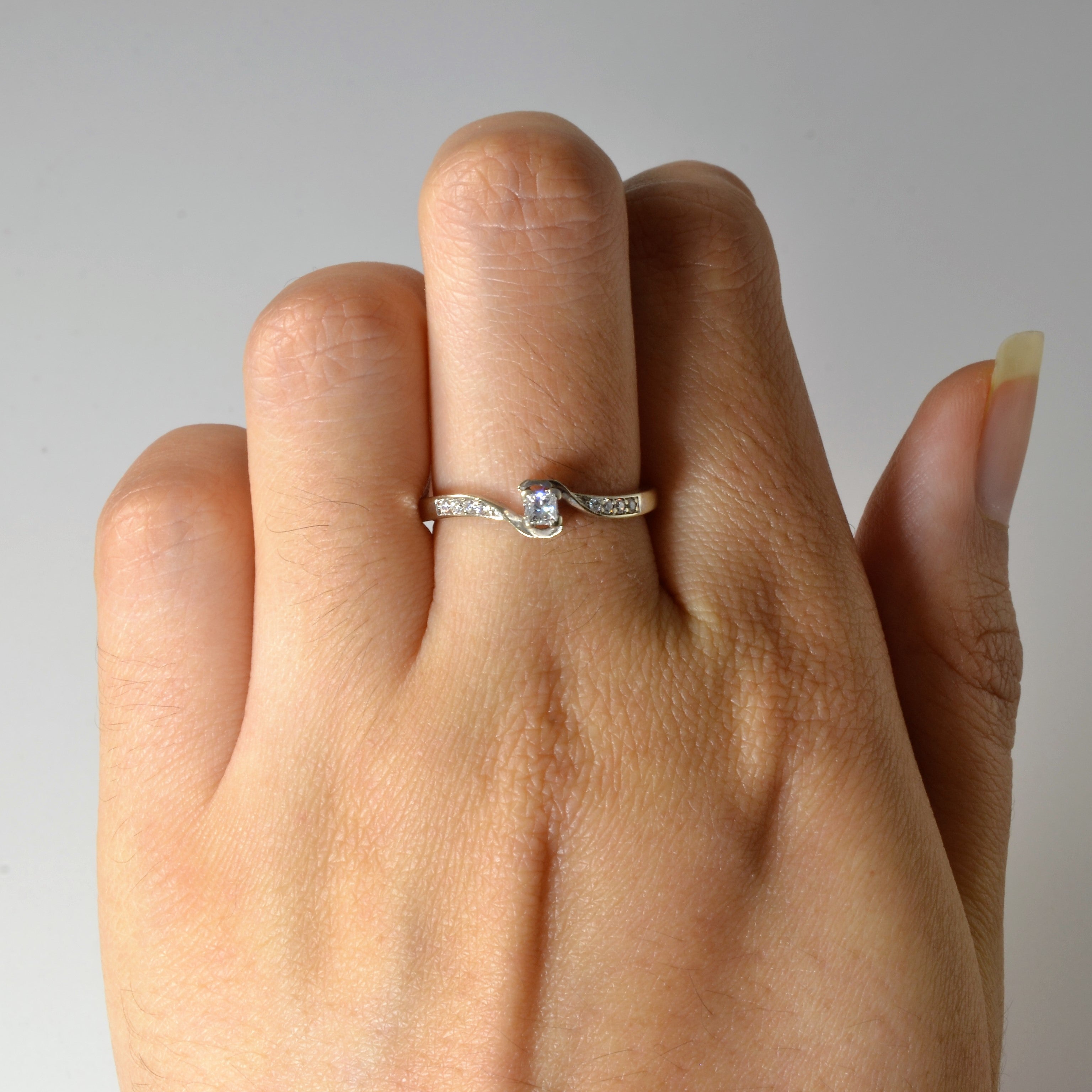 Bypass Diamond Ring | 0.16ctw | SZ 7 |