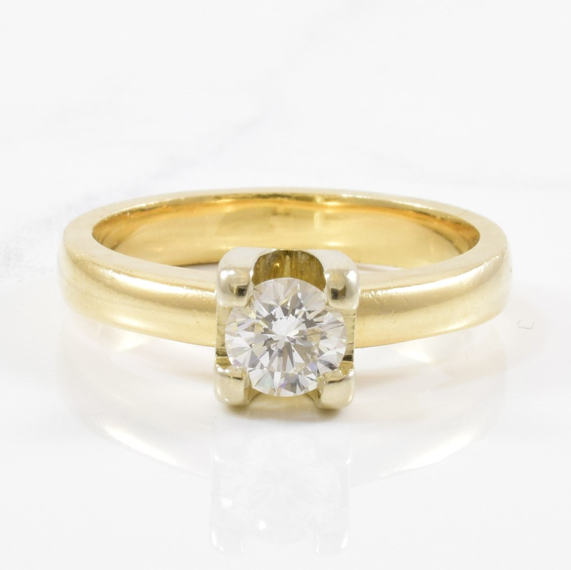 Diamond Solitaire Engagement Ring | 0.45ct | SZ 6.25 |