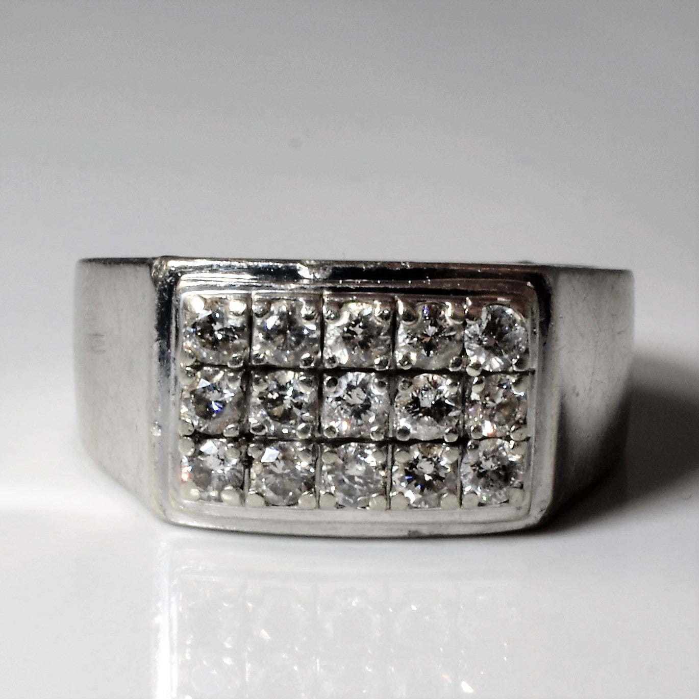 Cluster Set Diamond Ring | 1.05ctw | SZ 10.5 |