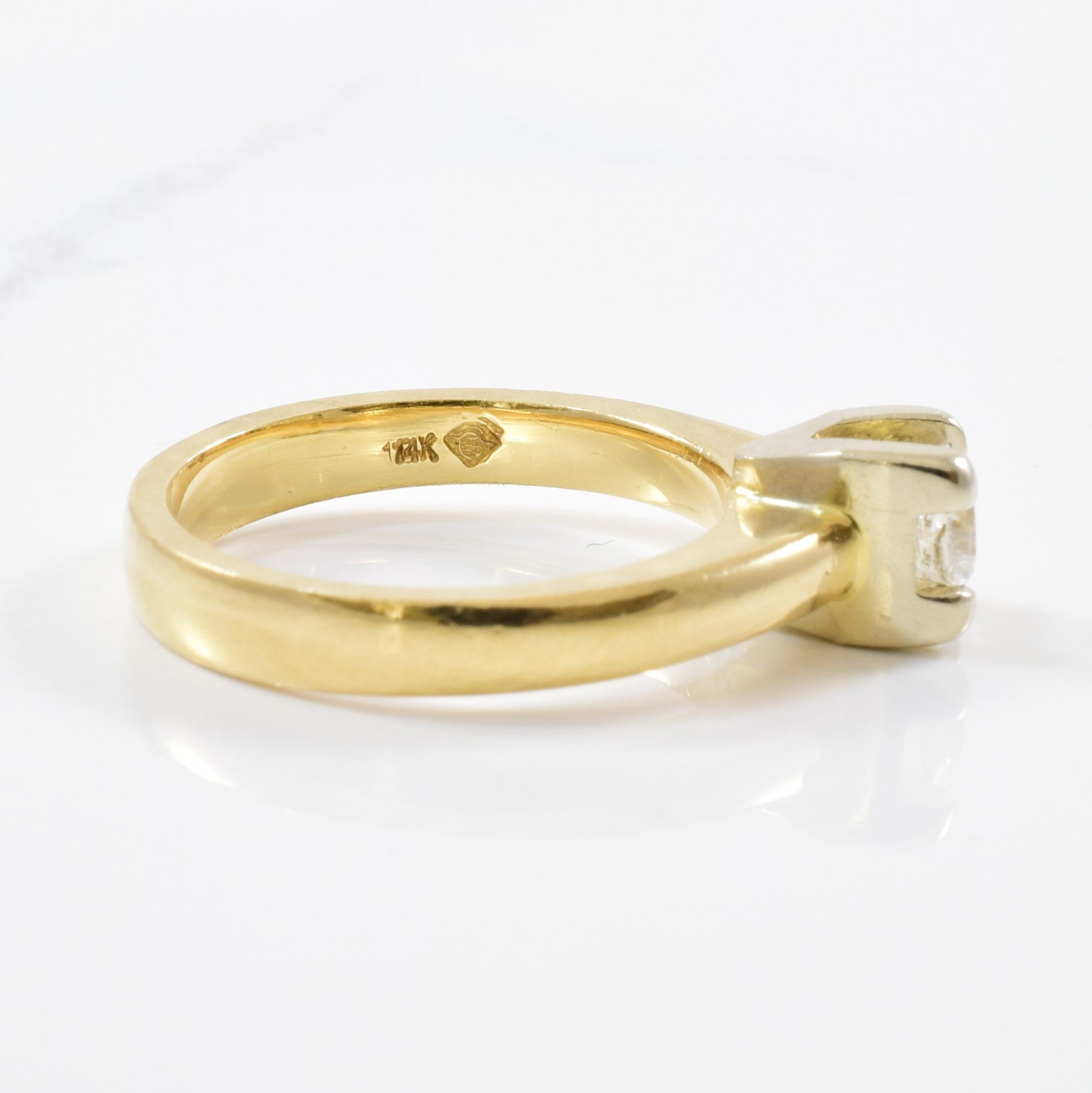 Diamond Solitaire Engagement Ring | 0.45ct | SZ 6.25 |