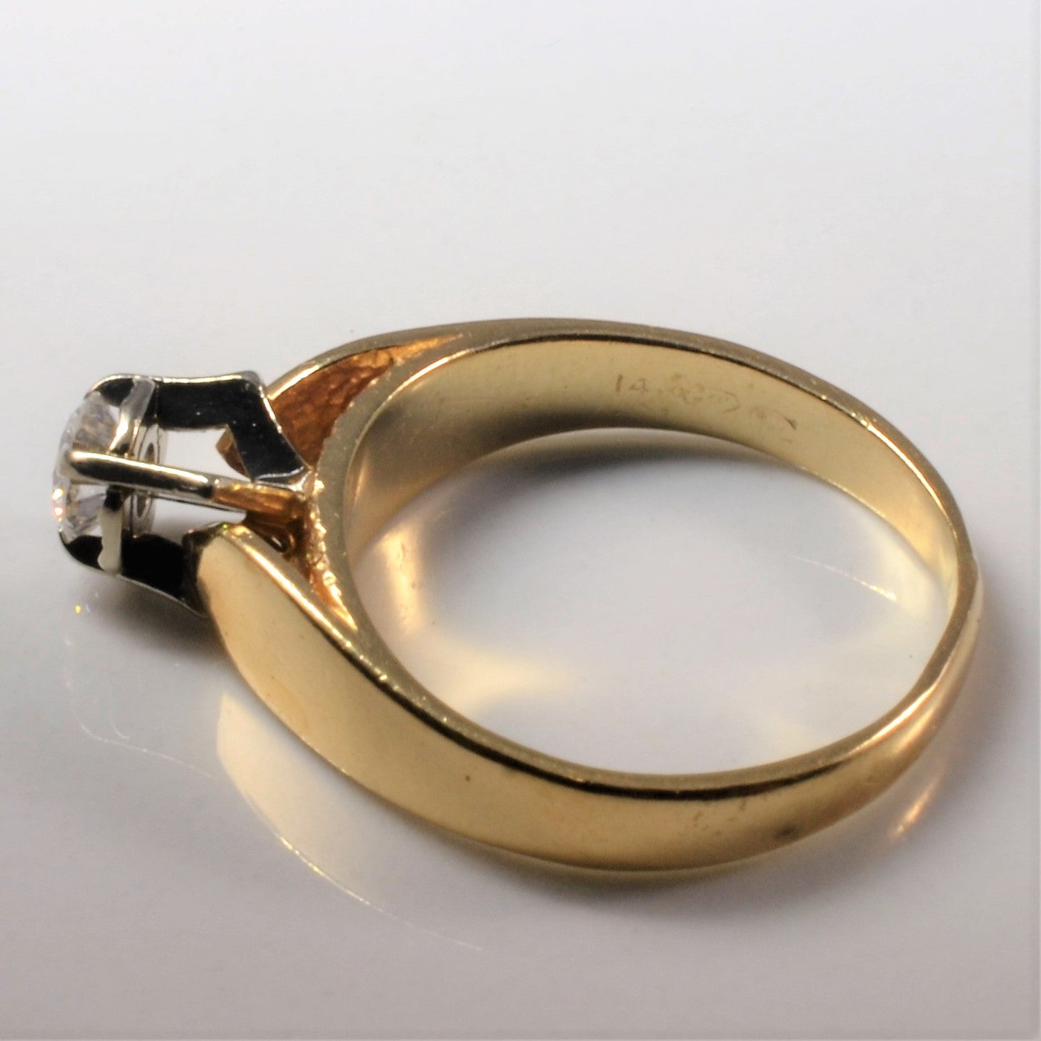 High Set Solitaire Diamond Ring | 0.25ct | SZ 5.75 |